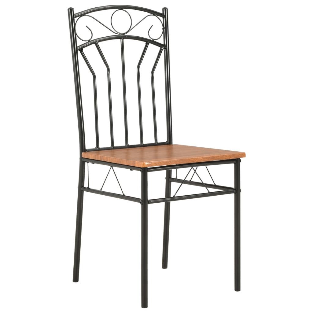 vidaXL Esszimmerstuhl Esszimmerstühle 4 Stk. Braun günstig online kaufen