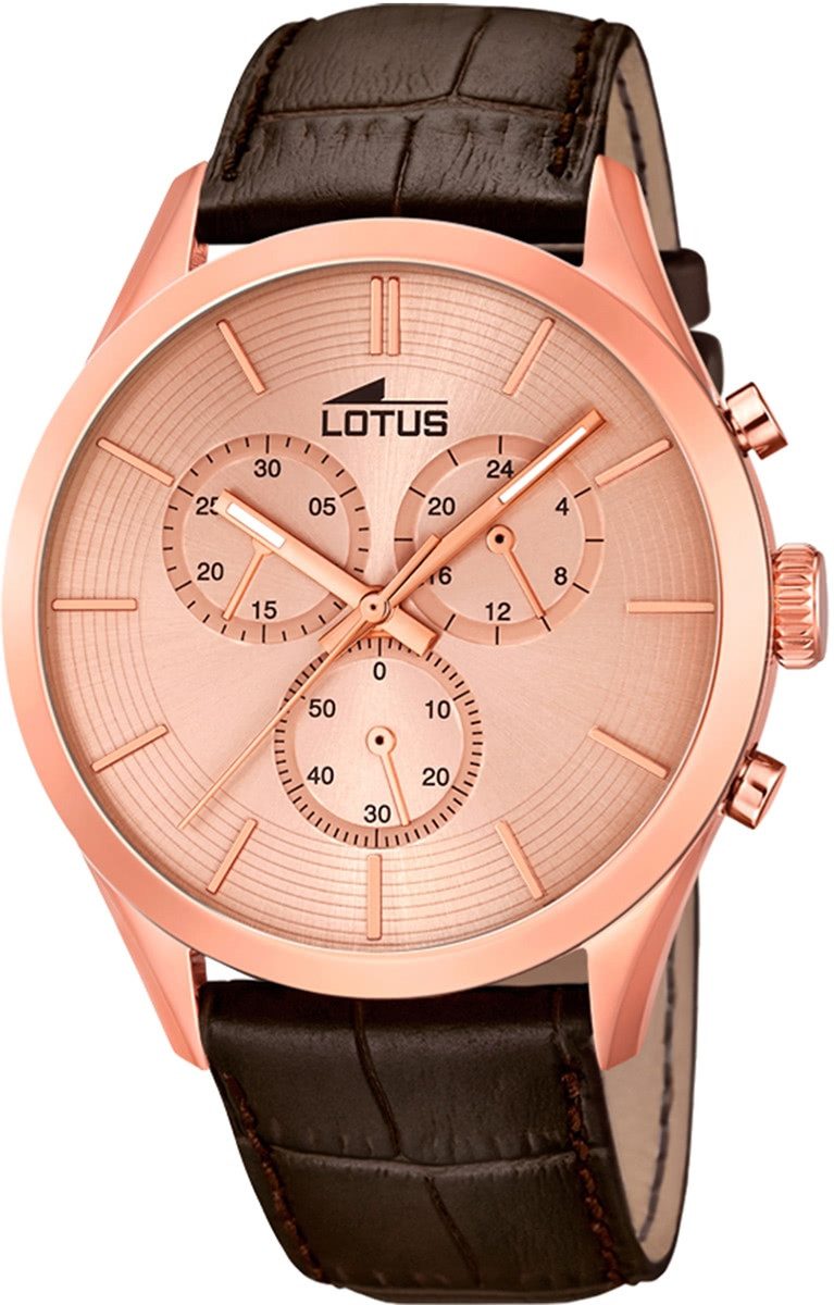 Chronograph Lotus Herren Uhr Elegant L18121/1 Leder