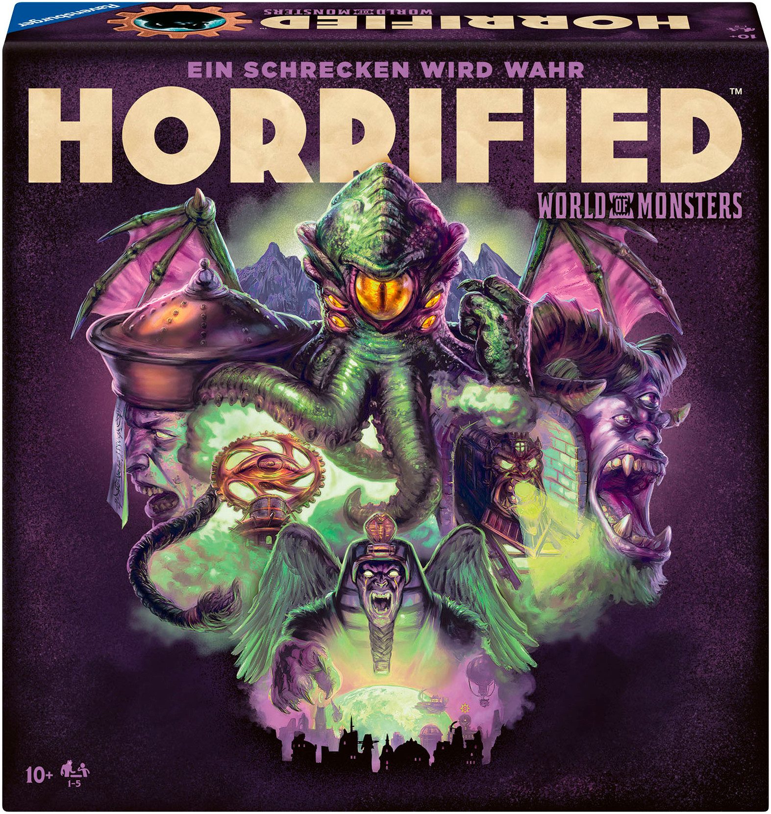 Ravensburger Spiel Horrified World of Monsters, Familienspiel