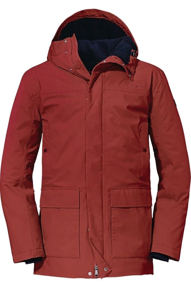 Parka Rotterdam (wasserdicht) rot Herren