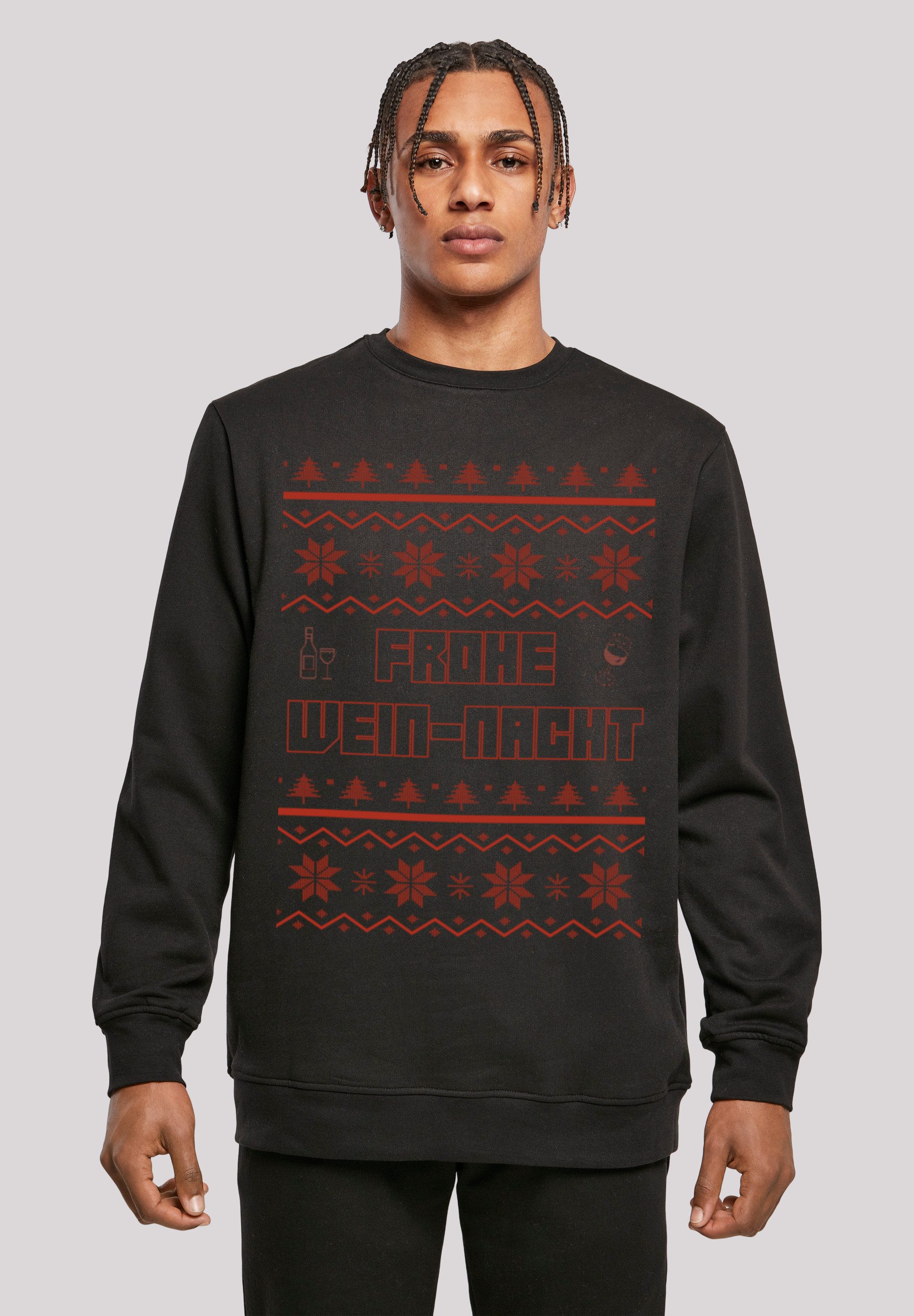 F4NT4STIC Kapuzenpullover "Frohe Wein-Nacht", Print günstig online kaufen