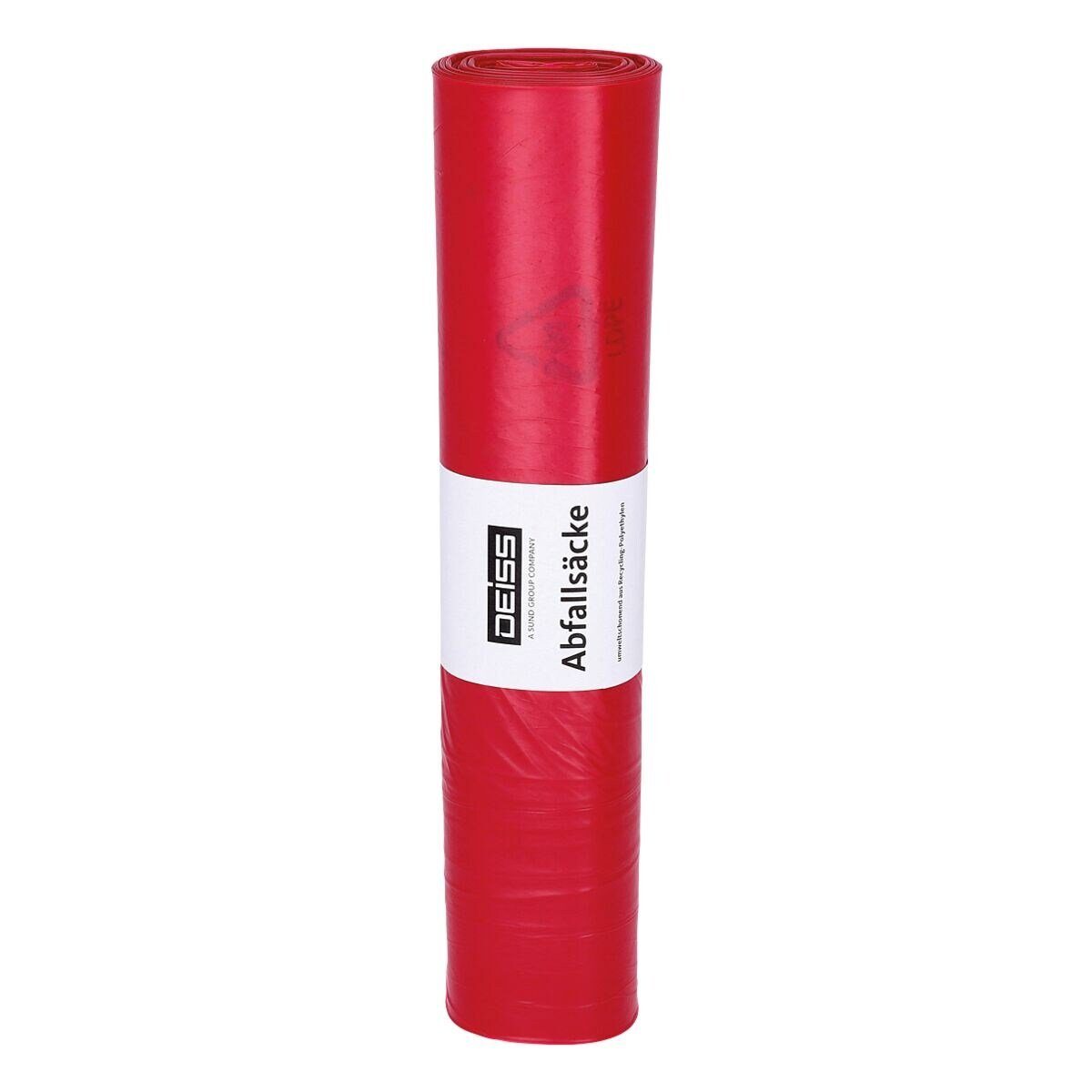 Deiss Müllbeutel Typ 60, 70 Liter, 25 Stück/Rolle, Flachsack