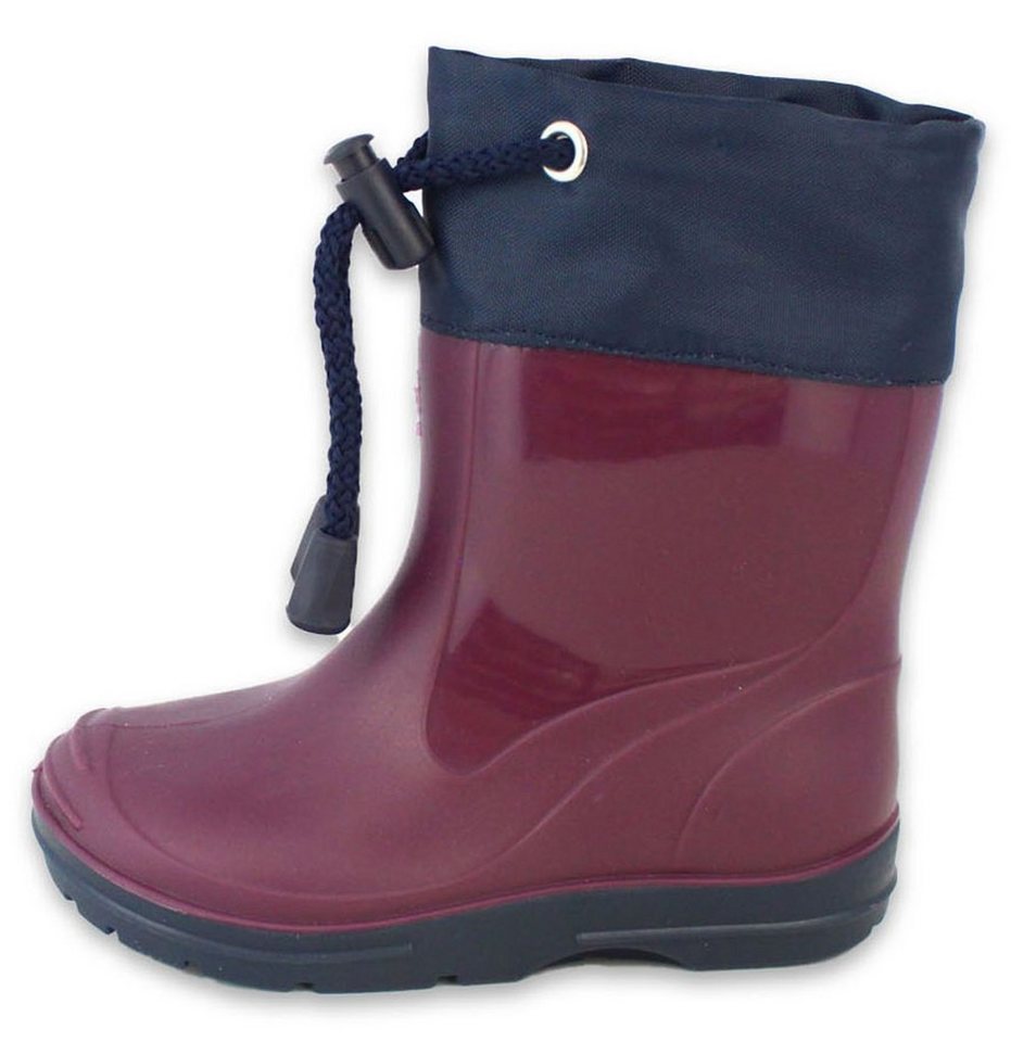 Beck Kleinkinder Regenstiefel Basic mit leichtem Warmfutter Gummistiefel (für Jungen und Mädchen, für warme Füße bei Nässe und Kälte) wasserdicht, mit Kurzschaft-> ideal für kleinere Kinder