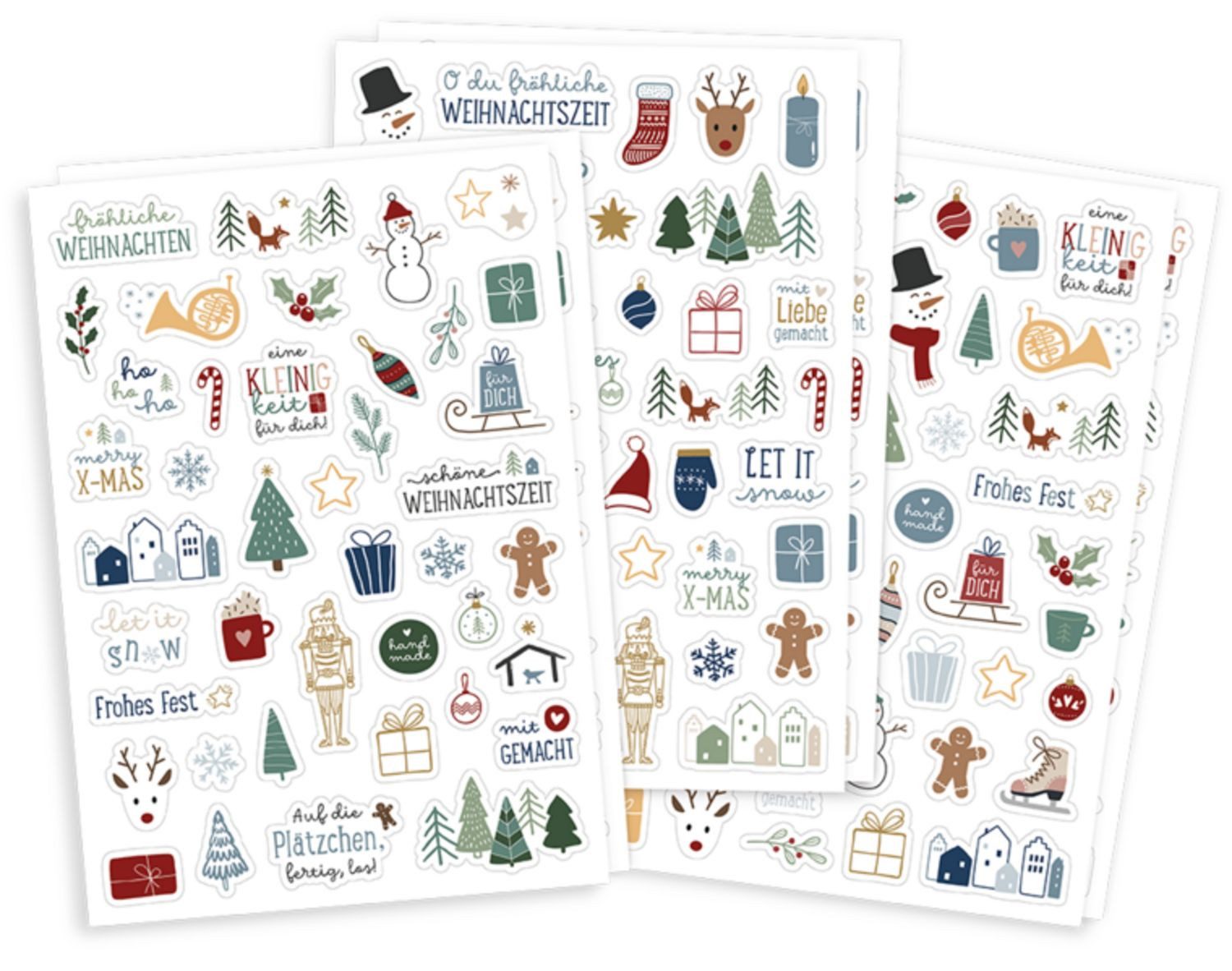 Sticker-Set Weihnachten / diverse