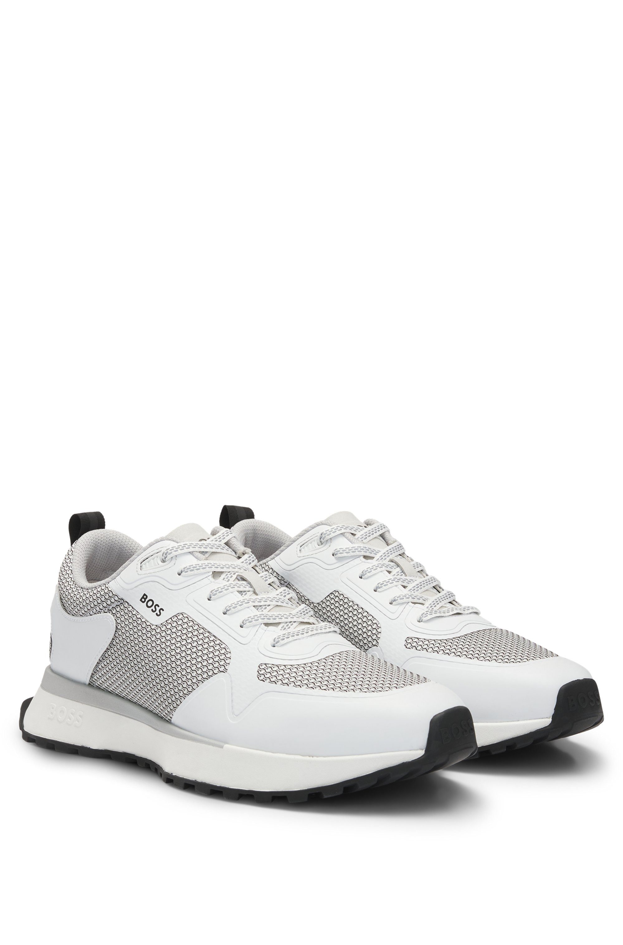 BOSS Jonah Runn Sneaker, Freizeitschuh, Halbschuh, Schnürschuh mit weichem günstig online kaufen