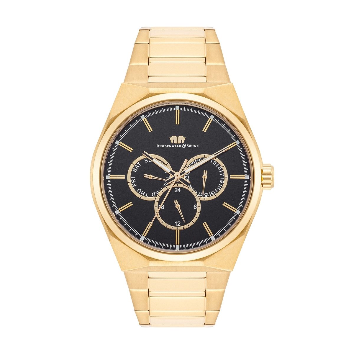 Rhodenwald & Söhne Multifunktionsuhr Cooledge gelbgold, günstig online kaufen