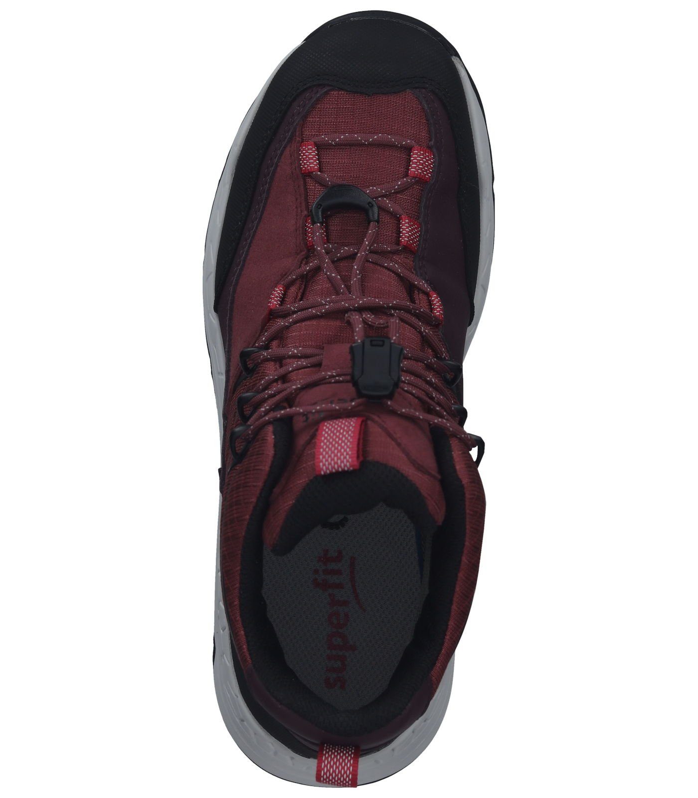 Superfit Sneaker Lederimitat/Textil Sneaker Rot Pink