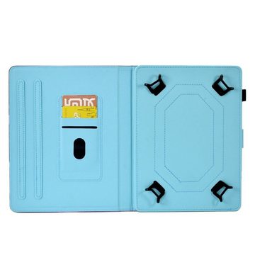 Wigento Tablet-Hülle Für Doogee T30 Ultra 11 Zoll Universell Motiv 10 Tablet Tasche Hülle