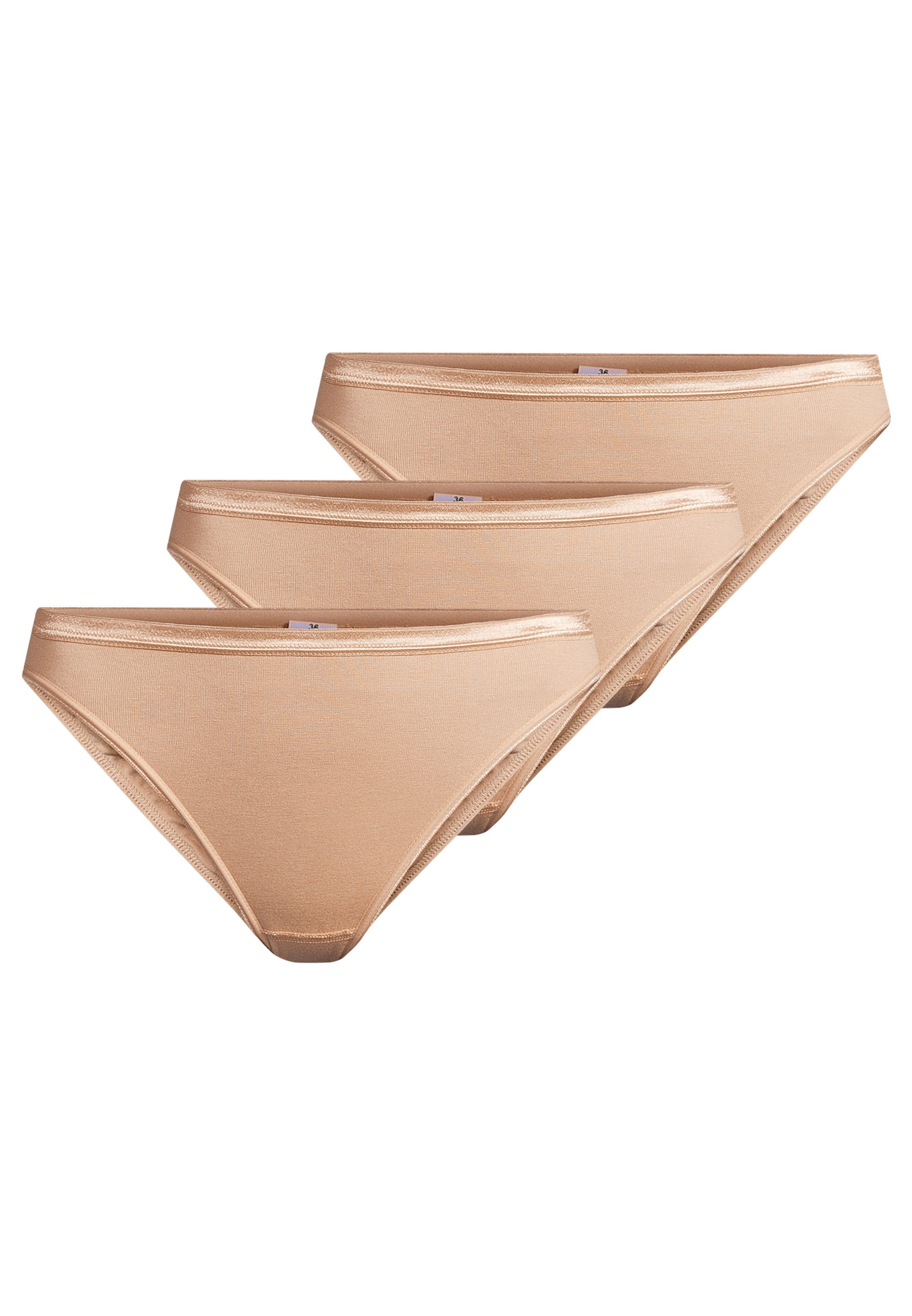 conta Bikinislip 3er Pack Modal (Spar-Set, 3-St) Bikinislip - Blickdicht - Formstabile Qualität, Angenehmes Tragegefühl