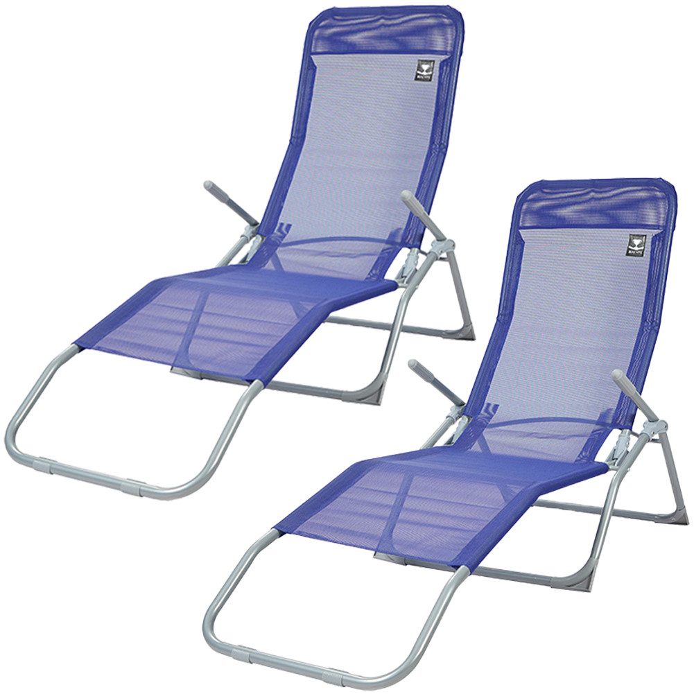 Gartenliege klappbare Gartenliege 157 cm 2er-Set