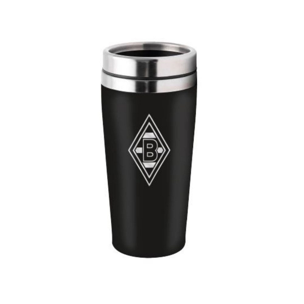Borussia Mönchengladbach Thermobecher Borussia M´GladbachThermobecher „Raute“, Edelstahl, Kunststoff