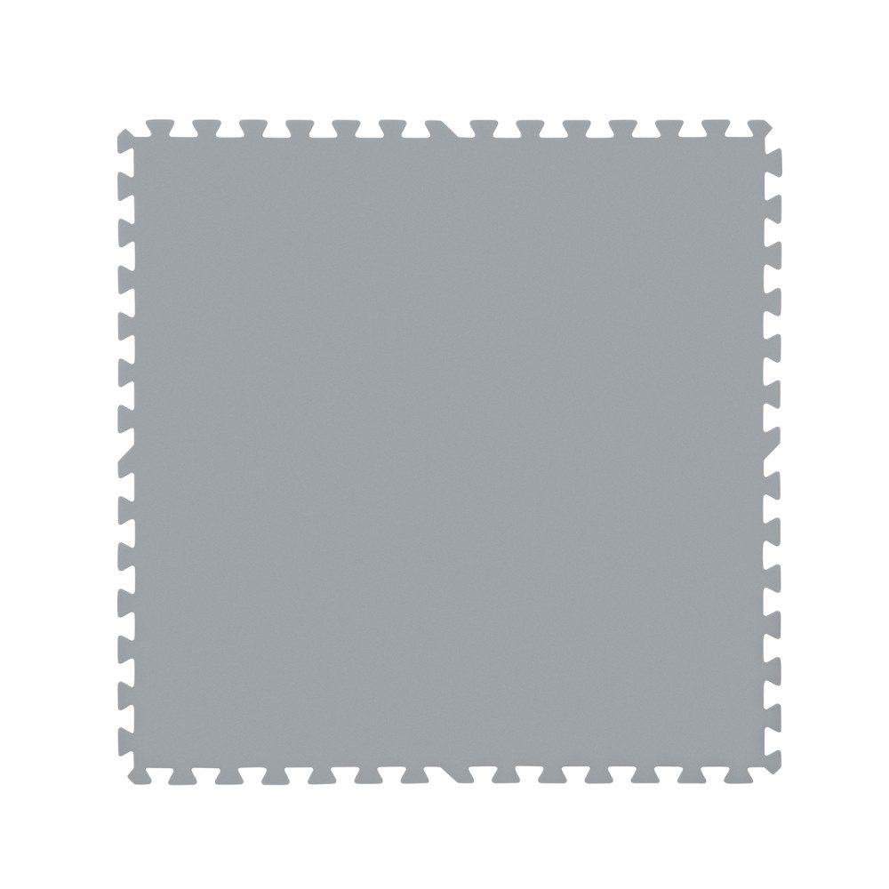 Bestway Pool-Bodenschutzfliese Bestway Pool-Bodenschutzfliesen Set 9 Stück á 78 x 78 cm, grau