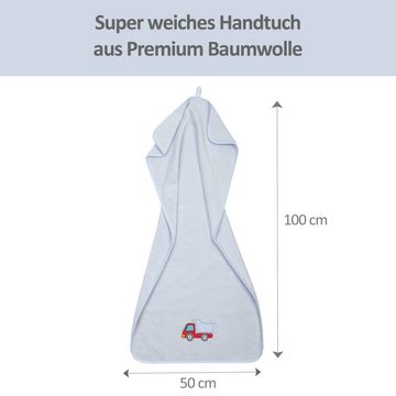 Smithy Handtuch Set Auto Handtuch, Waschhandschuh, Frottee, (Spar-Set, 3-tlg), Set aus Handtuch und Waschlappen