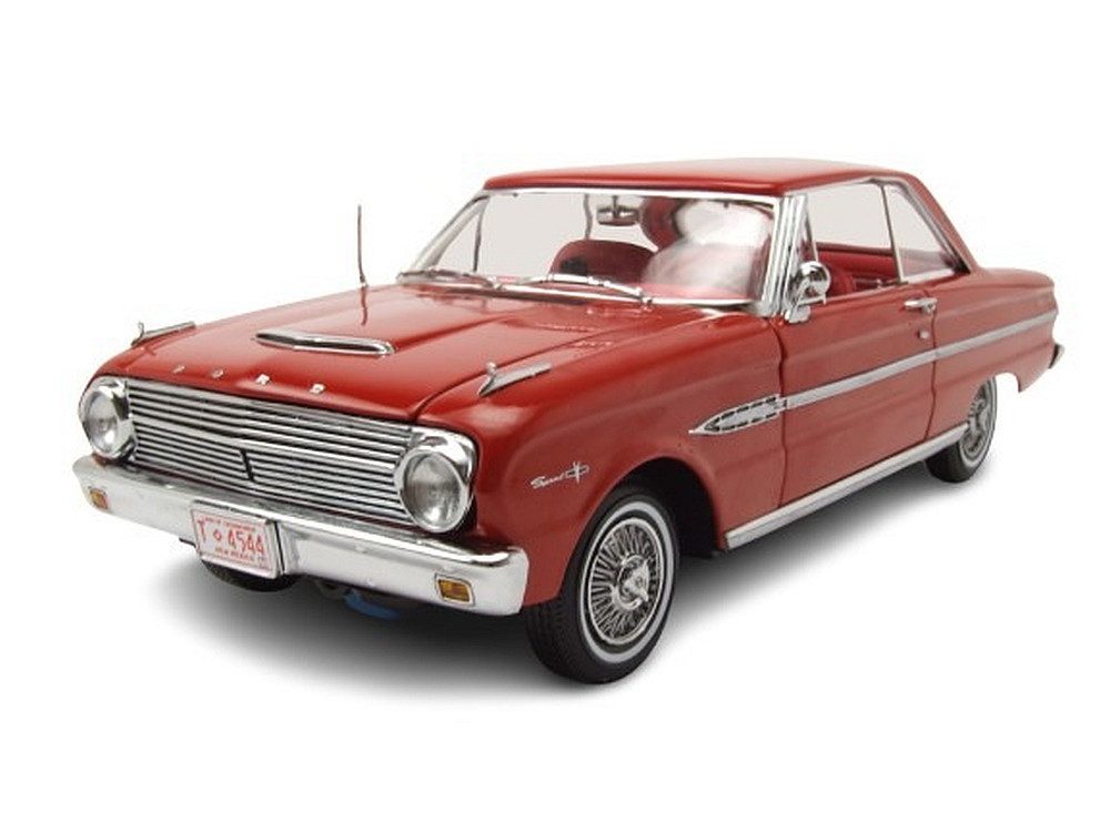 Sun Star Modellauto Ford Falcon Hardtop 1963 rot, Maßstab 1:18