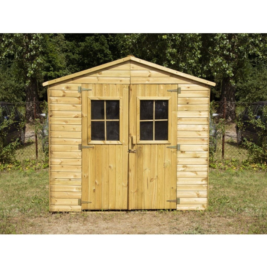 bv-vertrieb Gerätehaus Geräteschuppen 191x213x220 Holzschuppen für Werkzeug Fahrräder #4378