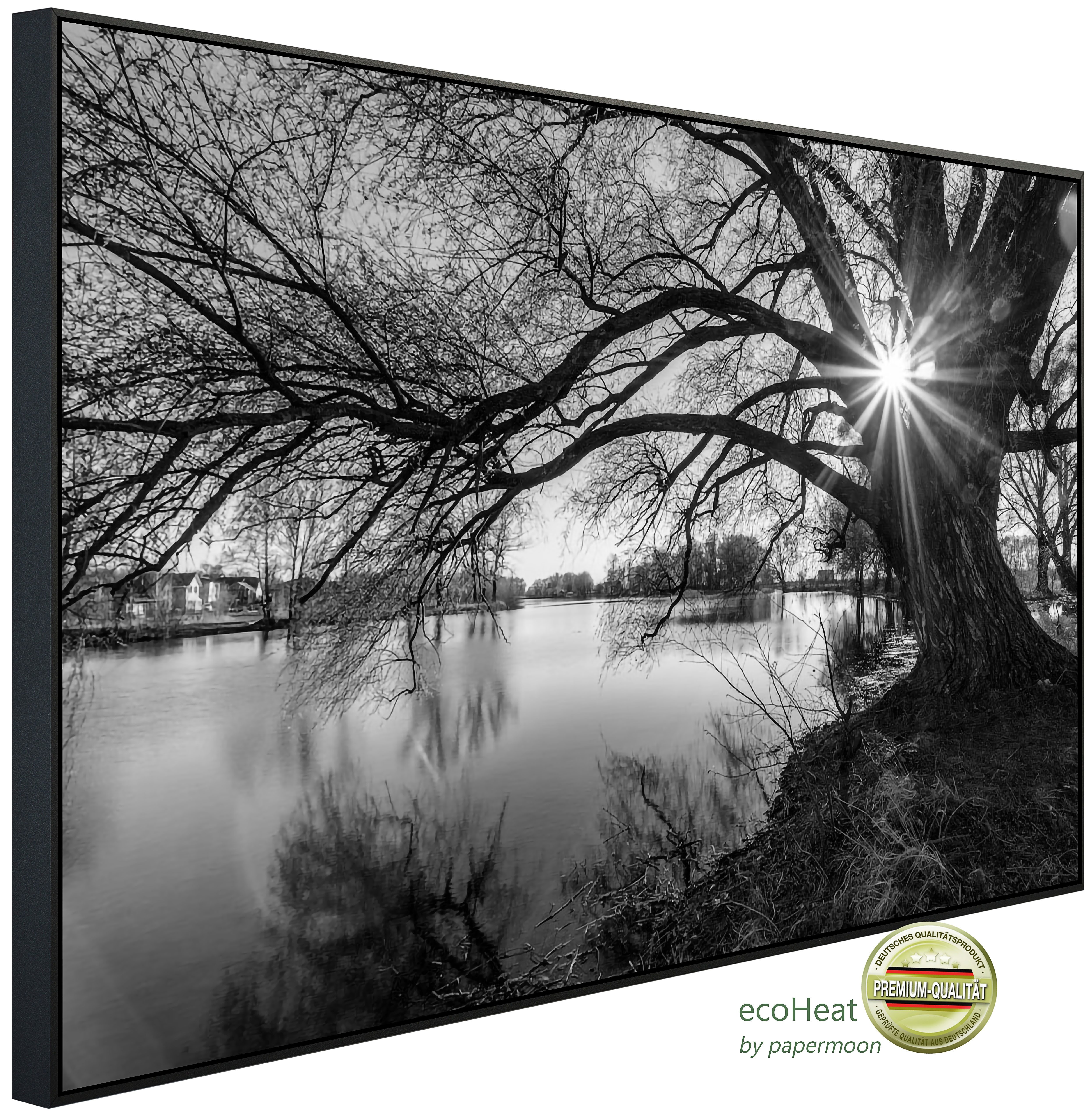 Infrarotheizung INFRAROT-BILD-HEIZUNG, Baumsee Sonnenaufgang