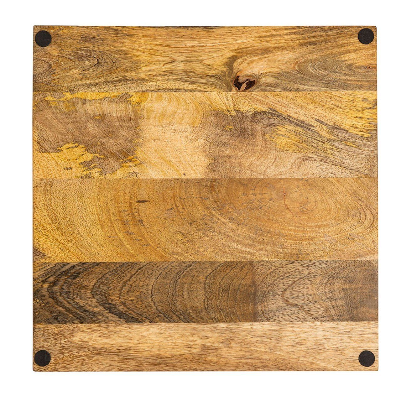 Serviertablett Dekofigur Holz Tablett soma 40x40cm Holztablett