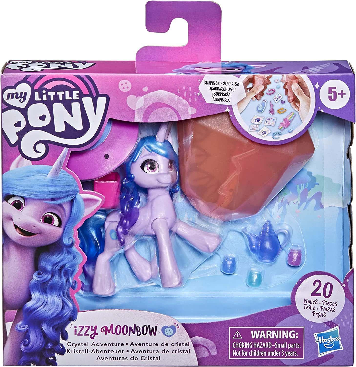 Hasbro Spielesammlung Hasbro F17855L01; F35425L00 - MLP MOVIE CRYSTAL ADVENTURE PONIES IZZY