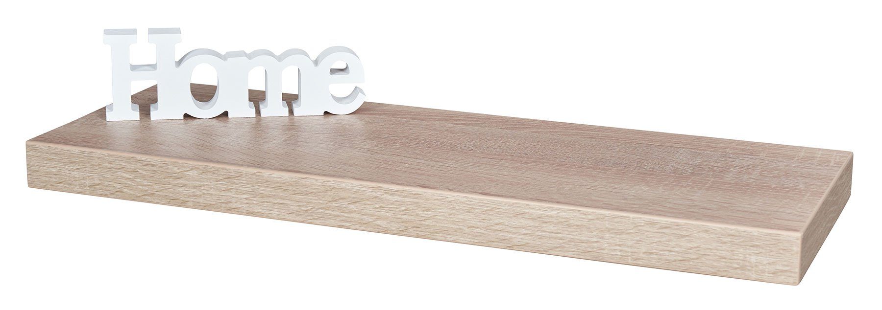 Levandeo® Wandregal, Wandboard Bobby 60cm Sonoma Eiche Wandregal Regal Boar günstig online kaufen