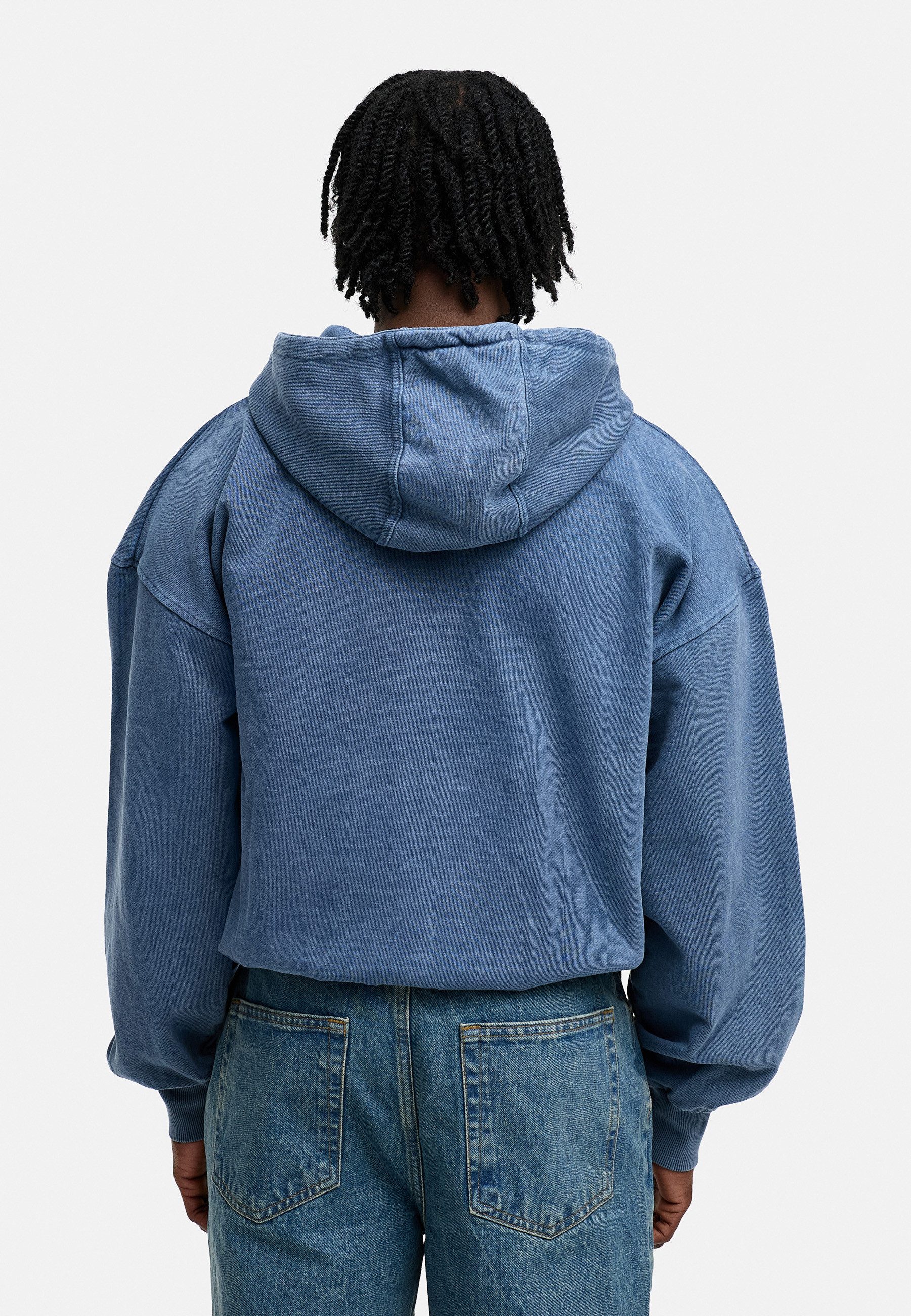 BEHYPE STUDIOS Kapuzensweatjacke IM OVERSIZE BOXY-FIT, ZIPPER-HOODIE Herren Zip-Thru Sweatjacke Kapuzenpullover Kapuzen-Sweatshirt Sweater