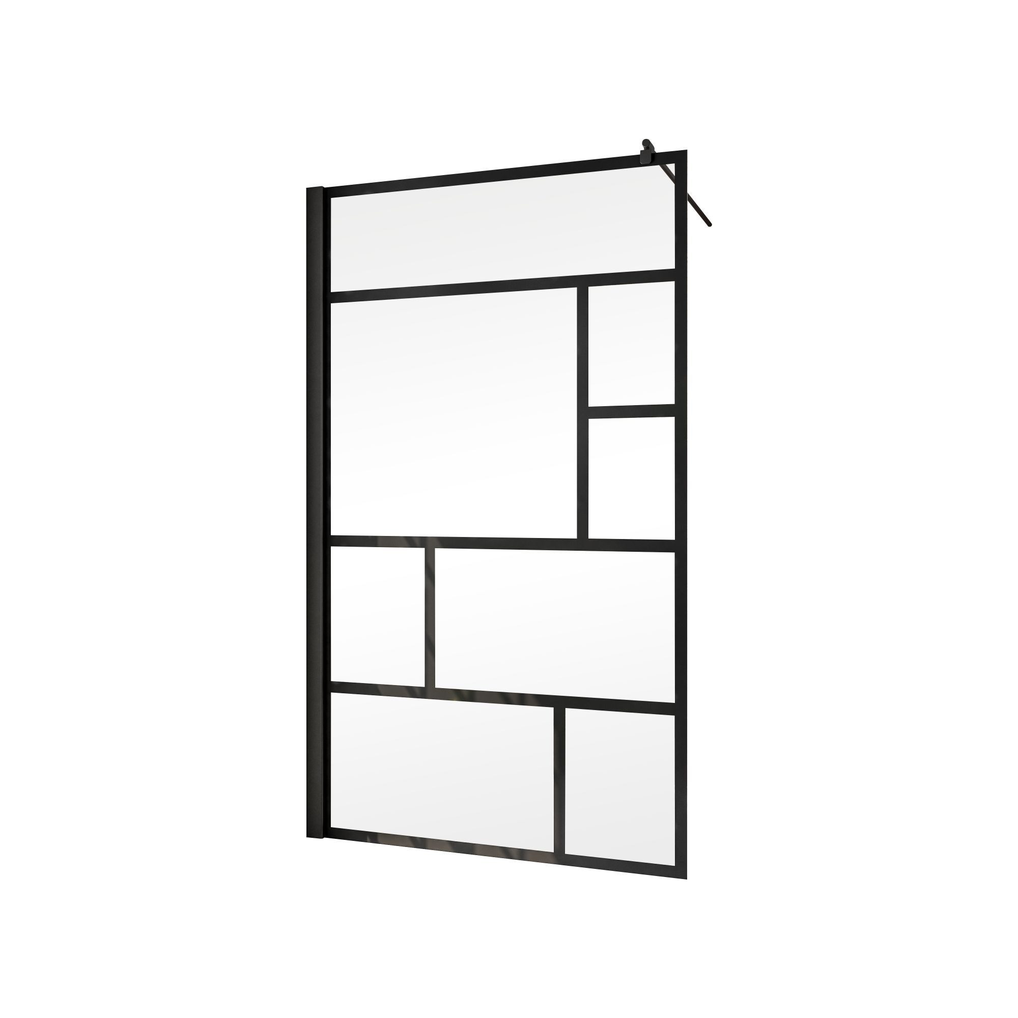 Schulte Walk-in-Dusche Black Style, 6 mm günstig online kaufen