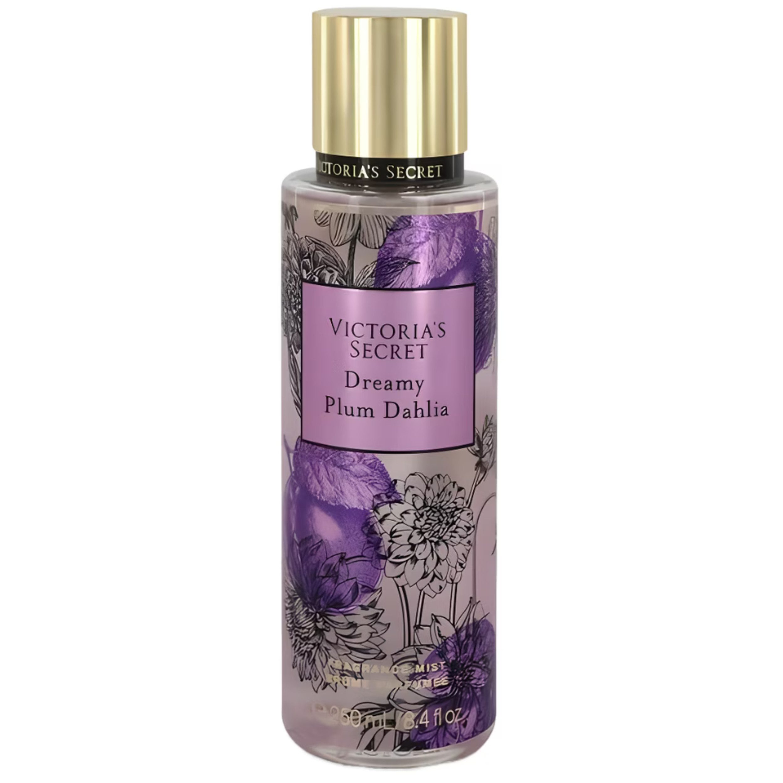 Victorias Secret Körperspray Dreamy Plum Dahlia 250ml, Fruchtig-blumiger Duft für luxuriöse Frische im Alltag