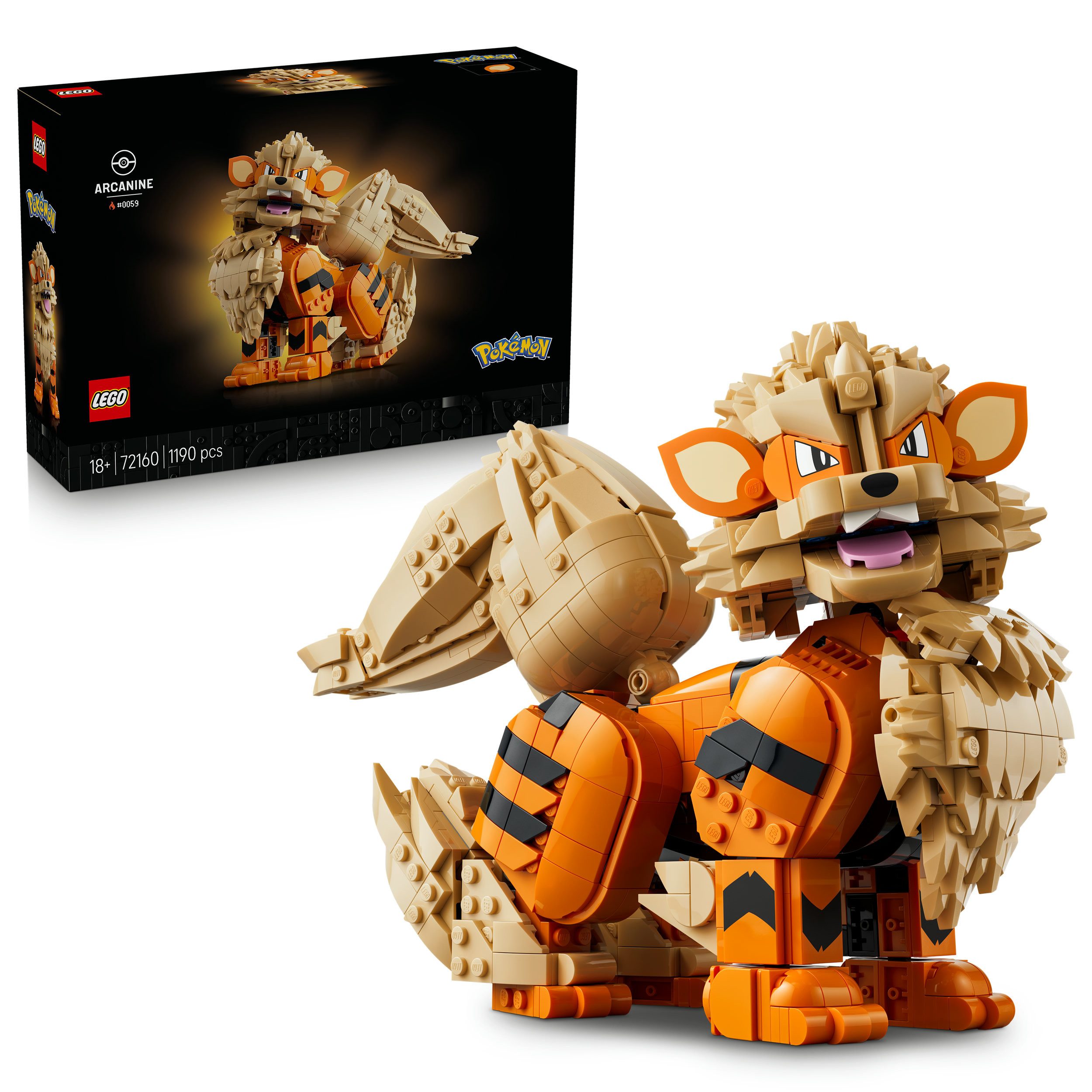LEGO® Arkani (72160), LEGO Pokémon Konstruktionsspielsteine, (1190 St), Made in Europe