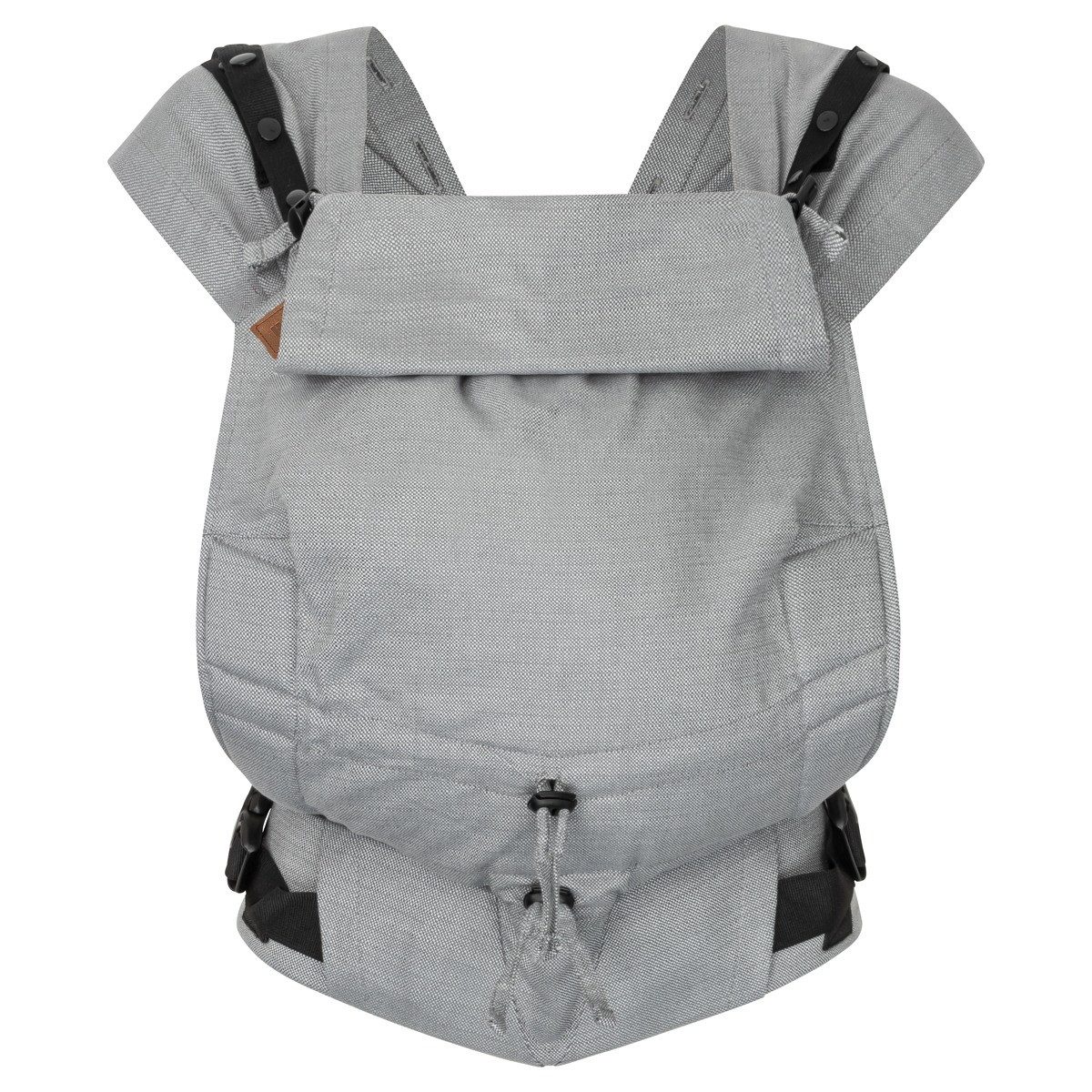 Hoppediz Babytrage Primeo, ab Geburt (2,5 kg) Bauchtrage & Rückentrage aus 100 % Bio-Baumwolle