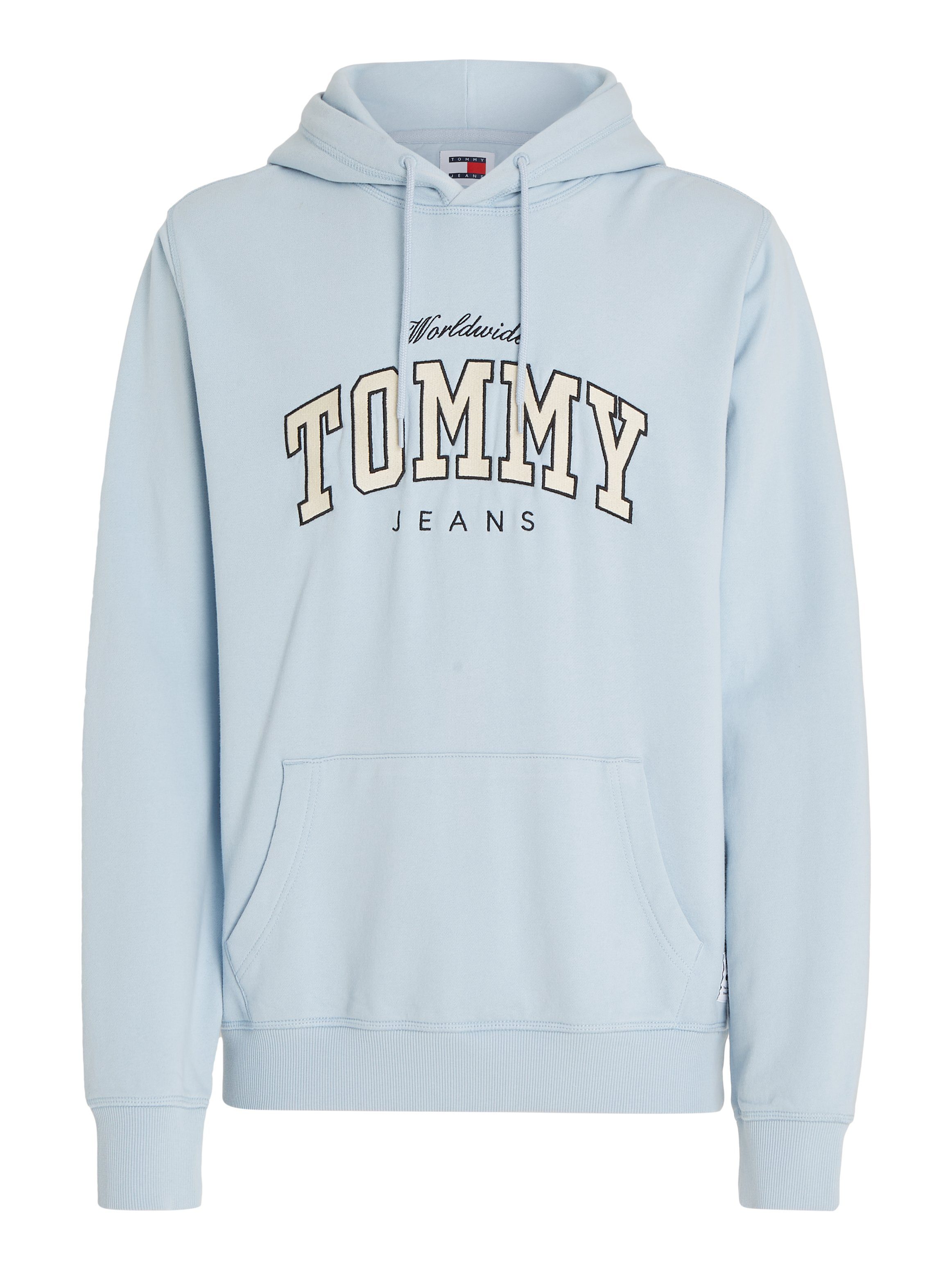 HOODIE TJM REG Kapuzensweatshirt VARSITY Breezy mit Kordel Tommy Jeans Blue NY