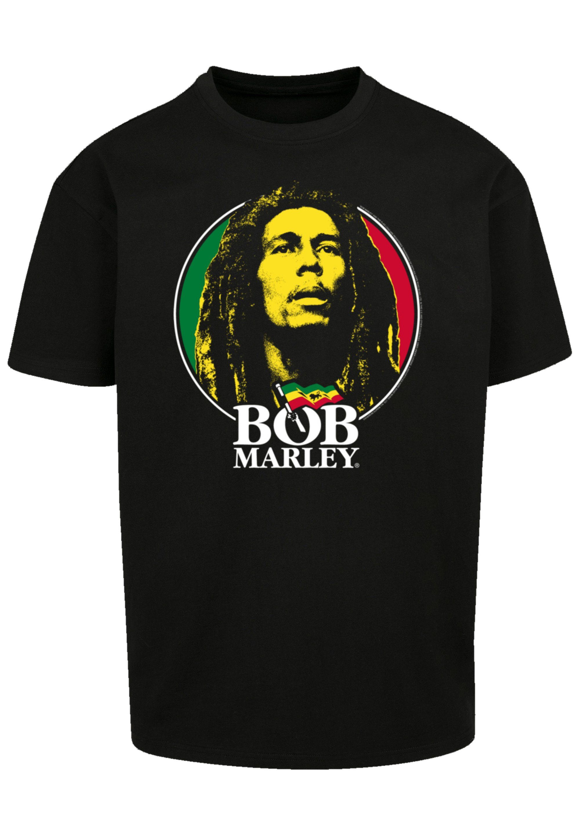 Marley Bob Reggae Badge By T-Shirt Rock Music F4NT4STIC Logo Musik, Premium Qualität, Off