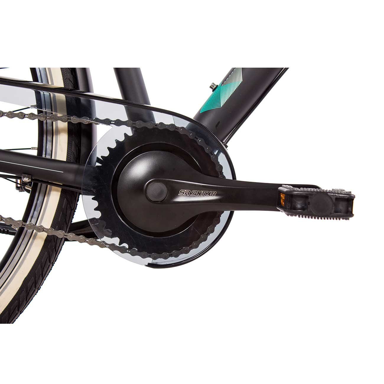 Airtracks Cityrad Damen City Fahrrad 28 Zoll CI.2820L, 7 Gang SHIMANO NEXUS Schaltwerk, Nabenschaltung, Schwarz Matt - Rahmenhöhen 48 cm und 52 cm » Modeljahr 2026