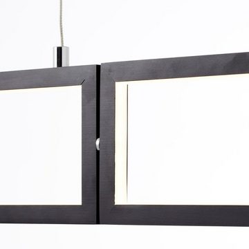 Brilliant LED Pendelleuchte Ranut Schwarz 34W 3200lm warmweiß 3000K kürzbar, LED fest integriert, 3-Stufen-Dimmbar