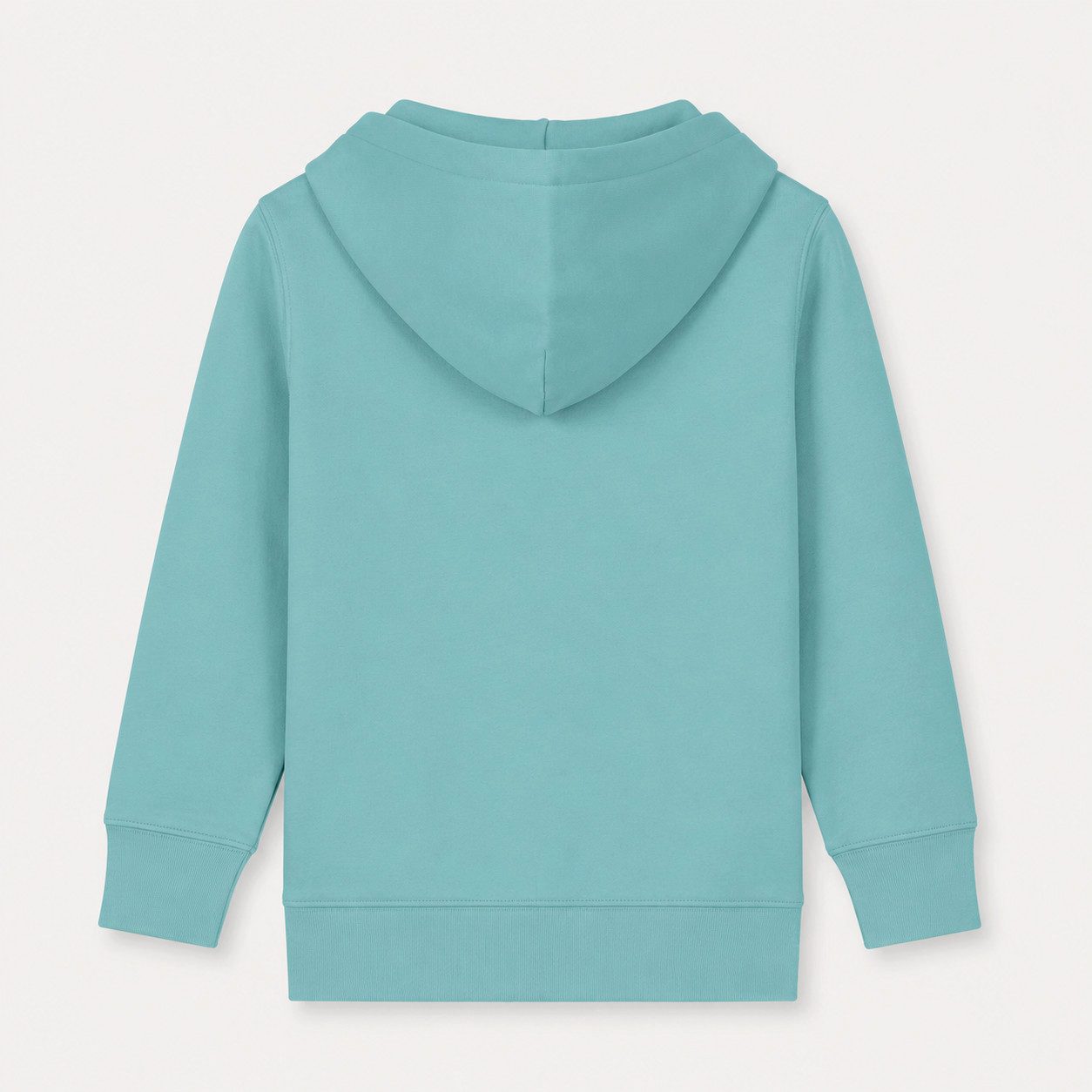 Sitztgut Kapuzensweatjacke Kinder Zip-Hoodie aus Bio-Baumwolle (1-tlg) Doppellagige Kapuze, Metallreißverschluss und Kängurutaschen