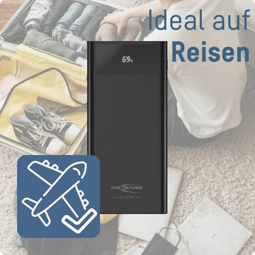 ANSMANN AG Powerbank 24.000 mAh 22,5W PB322PD / Externer Akku mit 5 Ports Powerbank 24000 mAh (12 V)