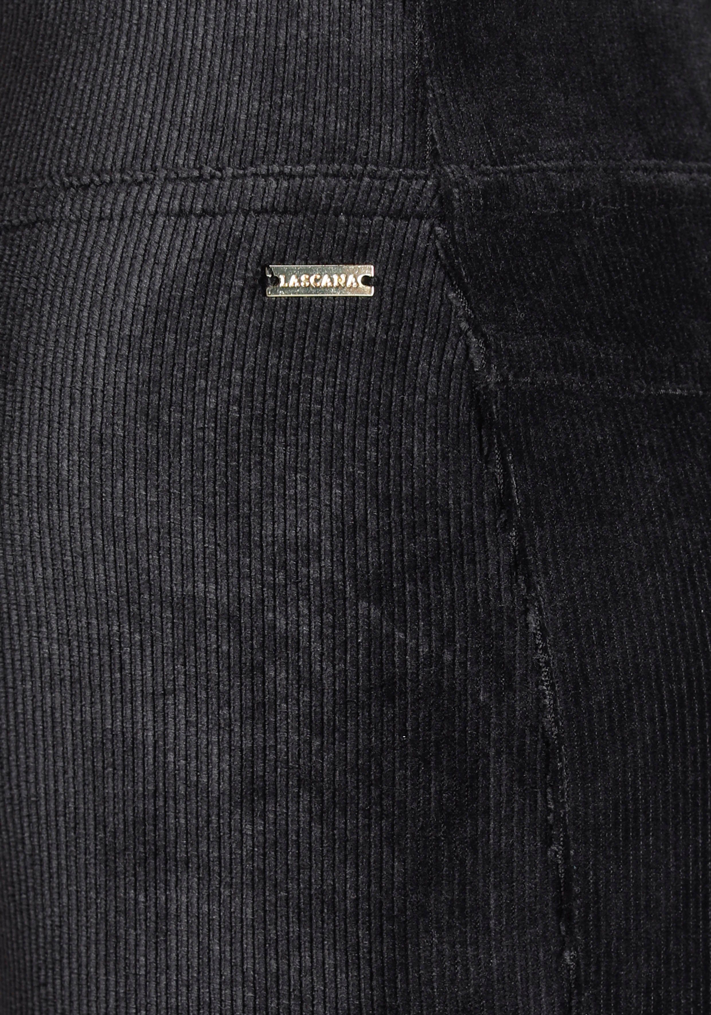 LASCANA Jazzpants aus weichem Material in Cord-Optik, Loungewear