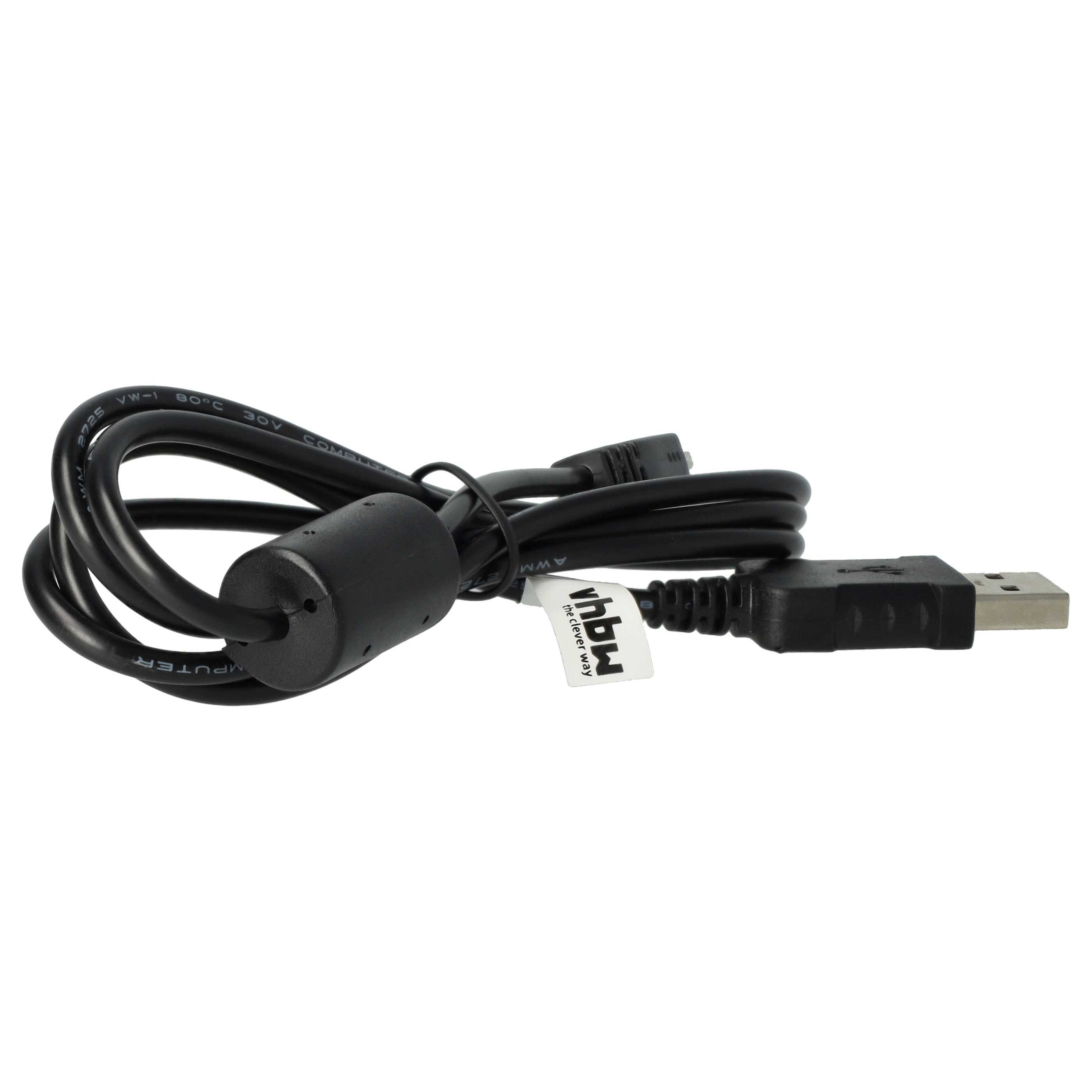 vhbw passend für Casio Exilim EX-Z11, EX-Z150, EX-Z20, EX-Z115, EX-Z2, EX-Z USB-Kabel, (100 cm), Kompatibler USB-Kabel Adapter für Fotoapparat – Bild 2 von 5
