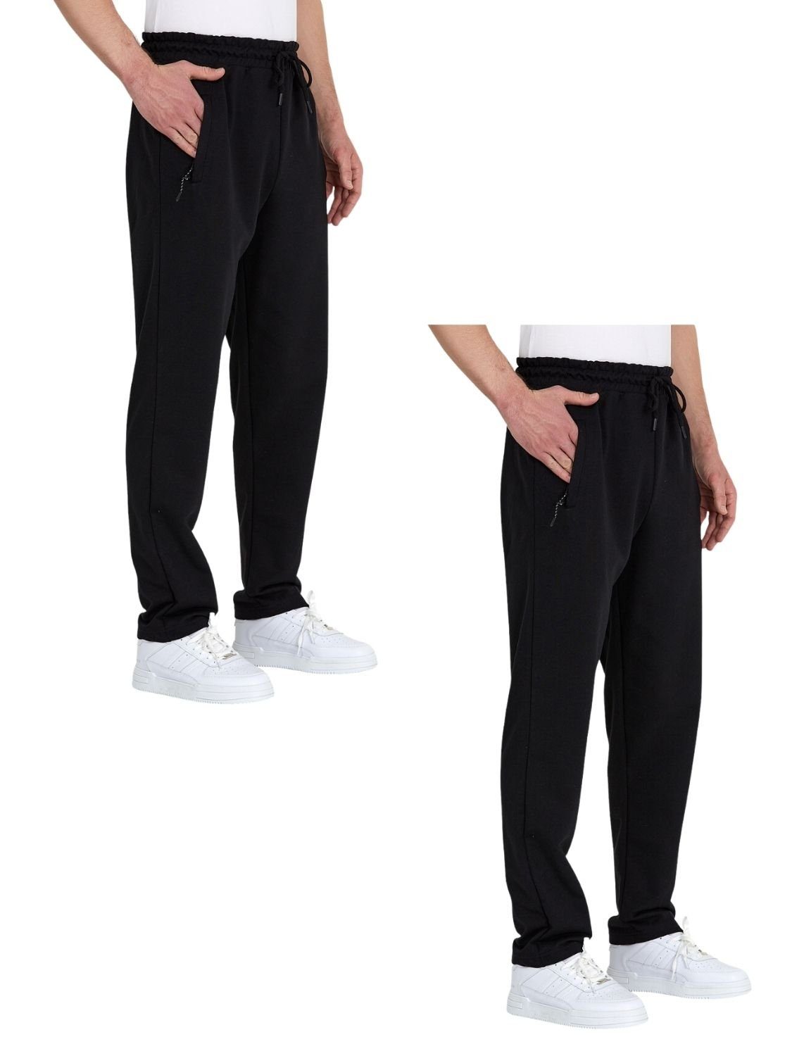 COMEOR Jogginghose Trainingshose Sporthose Herren Baumwollmischung (2-tlg) günstig online kaufen