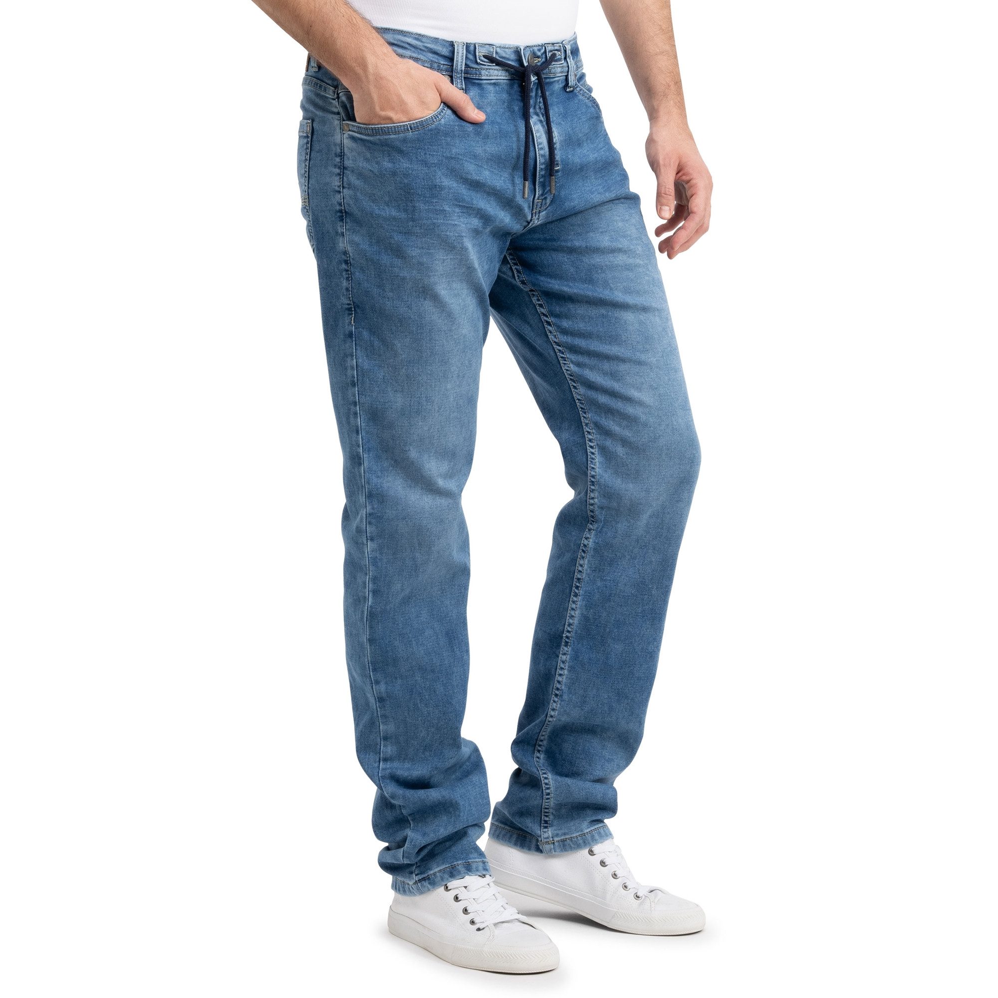 SUBLEVEL Sweatjeans Herren Jeans Sweatpant Chino Jogginghose Flexibel Beque günstig online kaufen