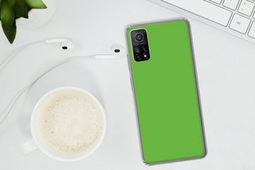 MuchoWow Handyhülle Grün - Farben - Natur, Phone Case, Handyhülle Xiaomi Mi 10T, Silikon, Schutzhülle