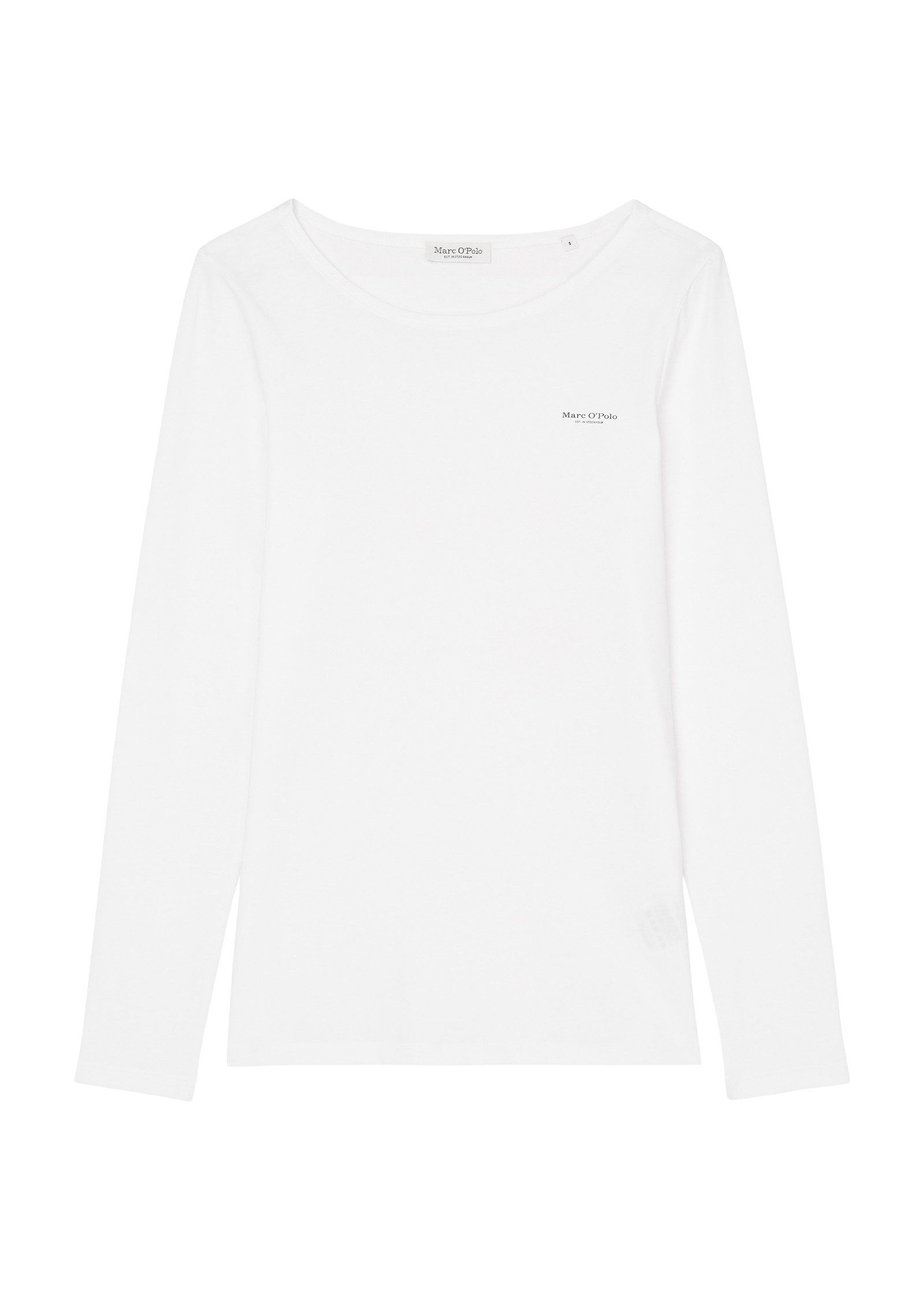 Marc O'Polo Langarmshirt mit Label-Print in günstig online kaufen