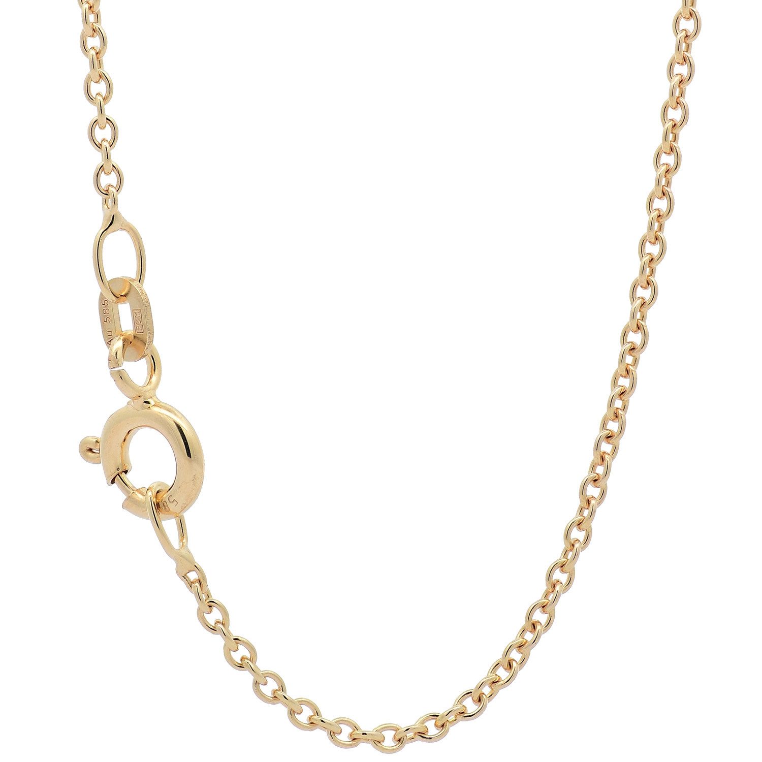 HOPLO Goldkette Goldkette Ankerkette Länge 36cm günstig online kaufen