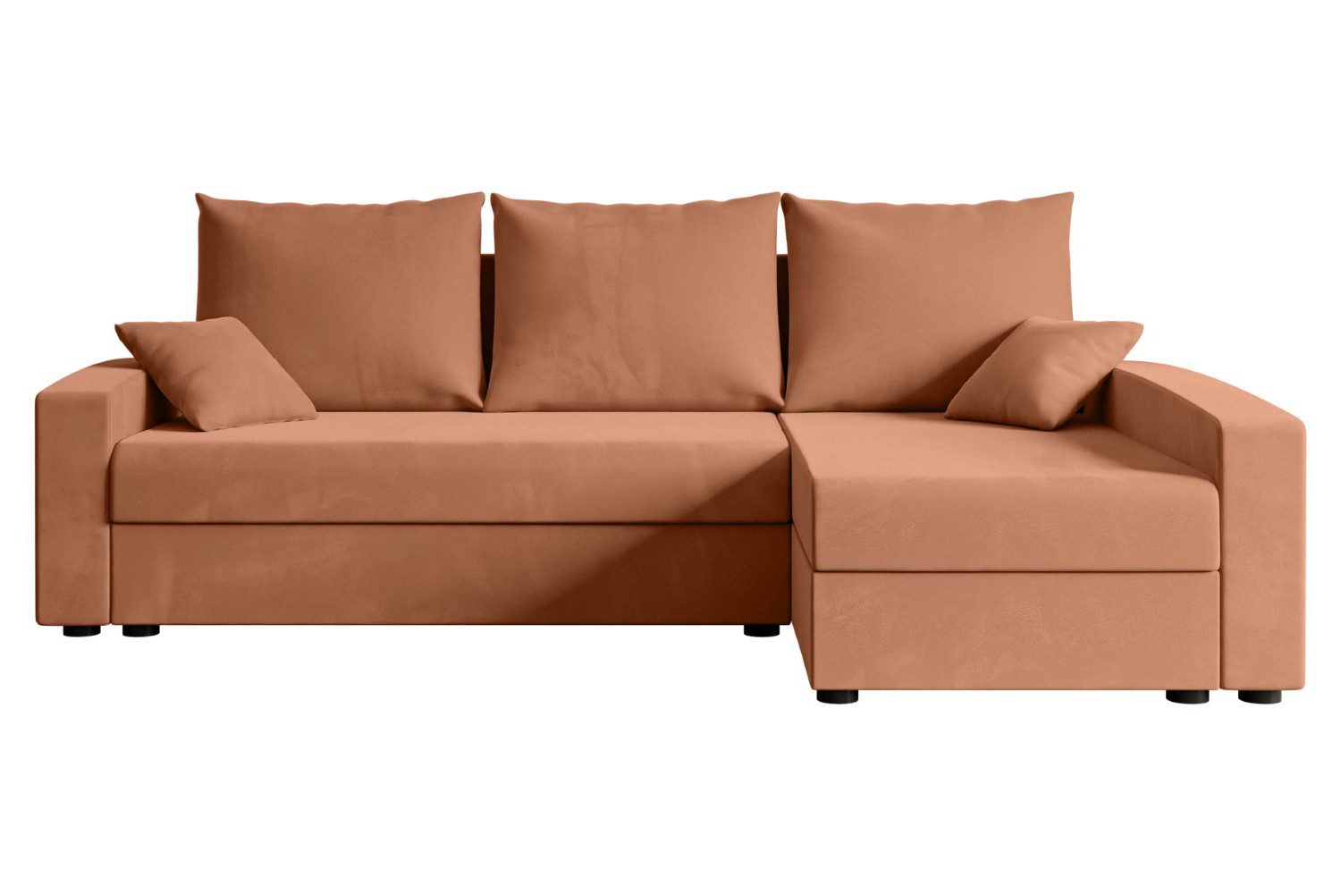 ALTDECOR Ecksofa ALESIA-L, Couch mit Schlaffunktion, Wohnzimmer - Wohnlandschaft, Corner Sofa Bett Eckcouch Couch L-Form Schlafcouch Ausziehbar