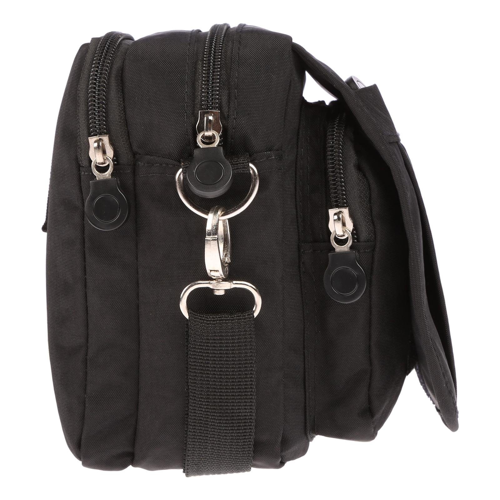 Christian Wippermann Umhängetasche Kleine Damen Herren Umhängetasche Nylon (1 tlg), Tasche Crossover Bag