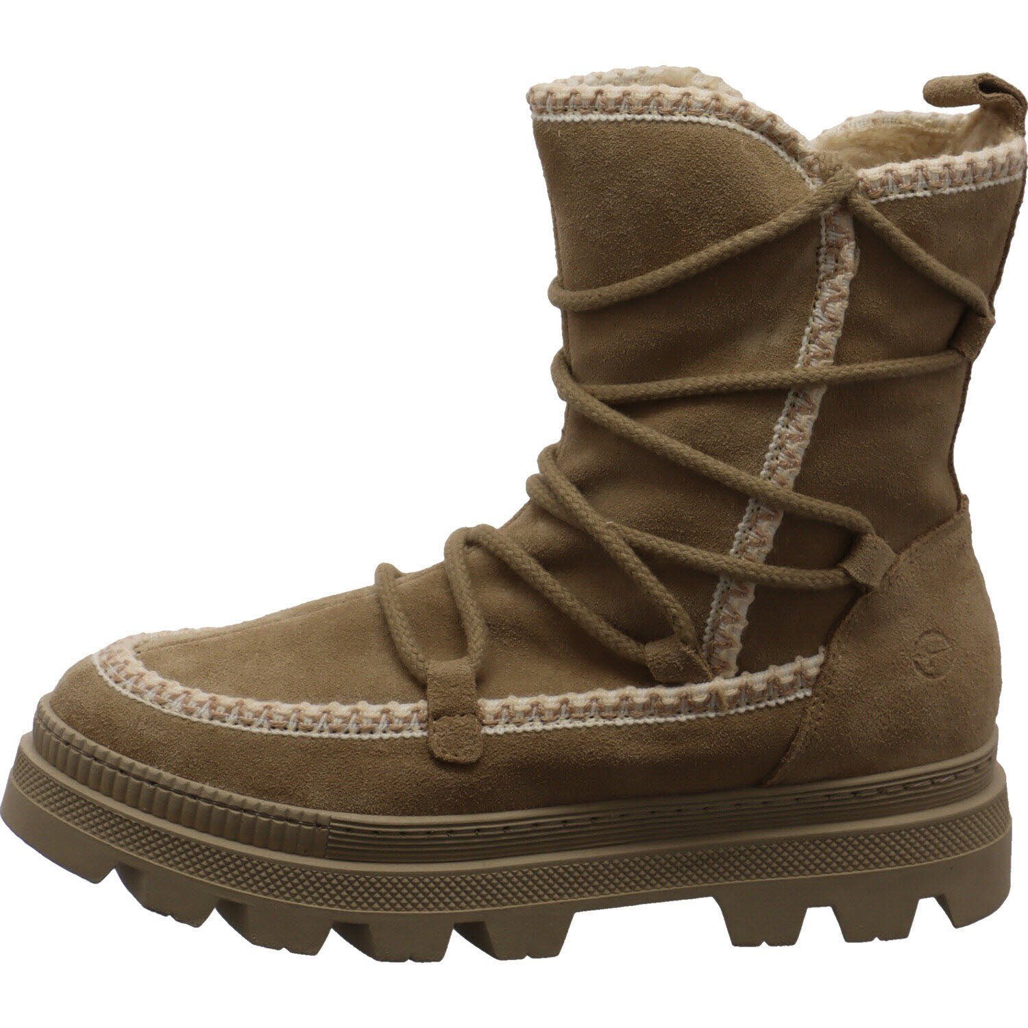 Tamaris beige Schnürboots