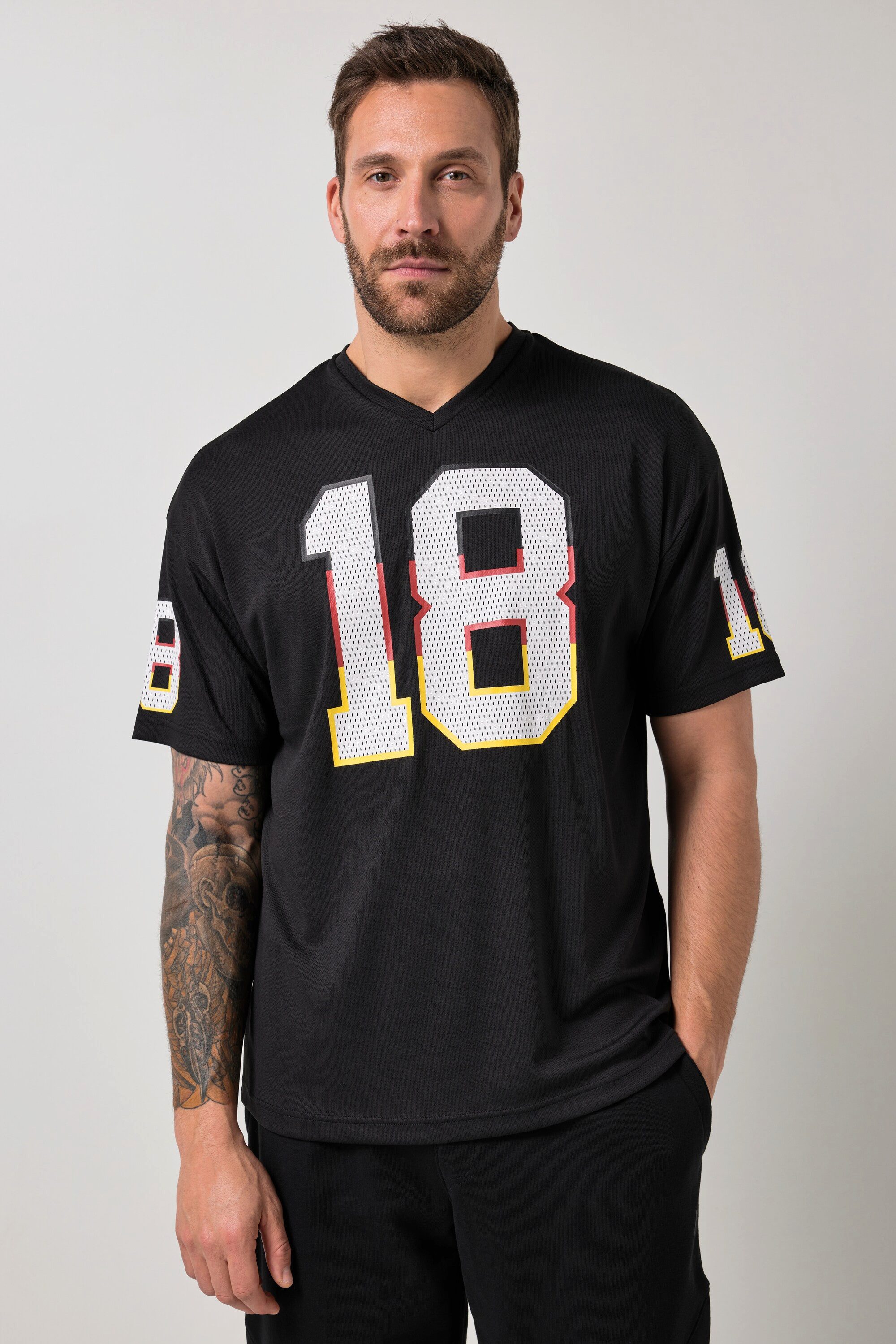 JP1880 T-Shirt WM Trikot Fitness Halbarm bis 8 XL