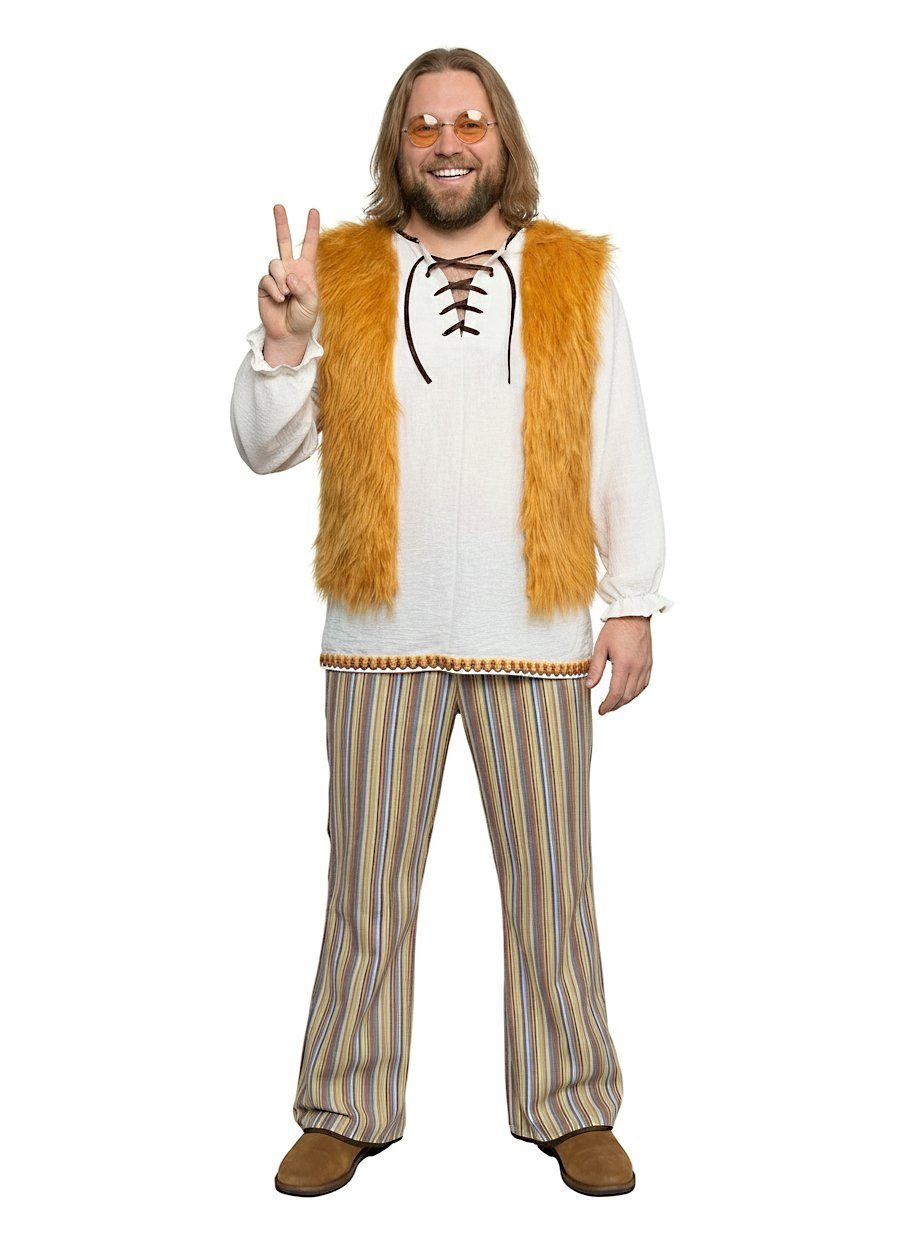 Metamorph Hippie-Kostüm Hippie Kostüm Mann Fasching Karnevalskostüm Herren, günstig online kaufen