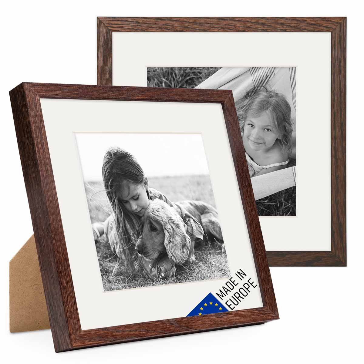 PHOTOLINI Bilderrahmen 2er Set Echtholz mit günstig online kaufen
