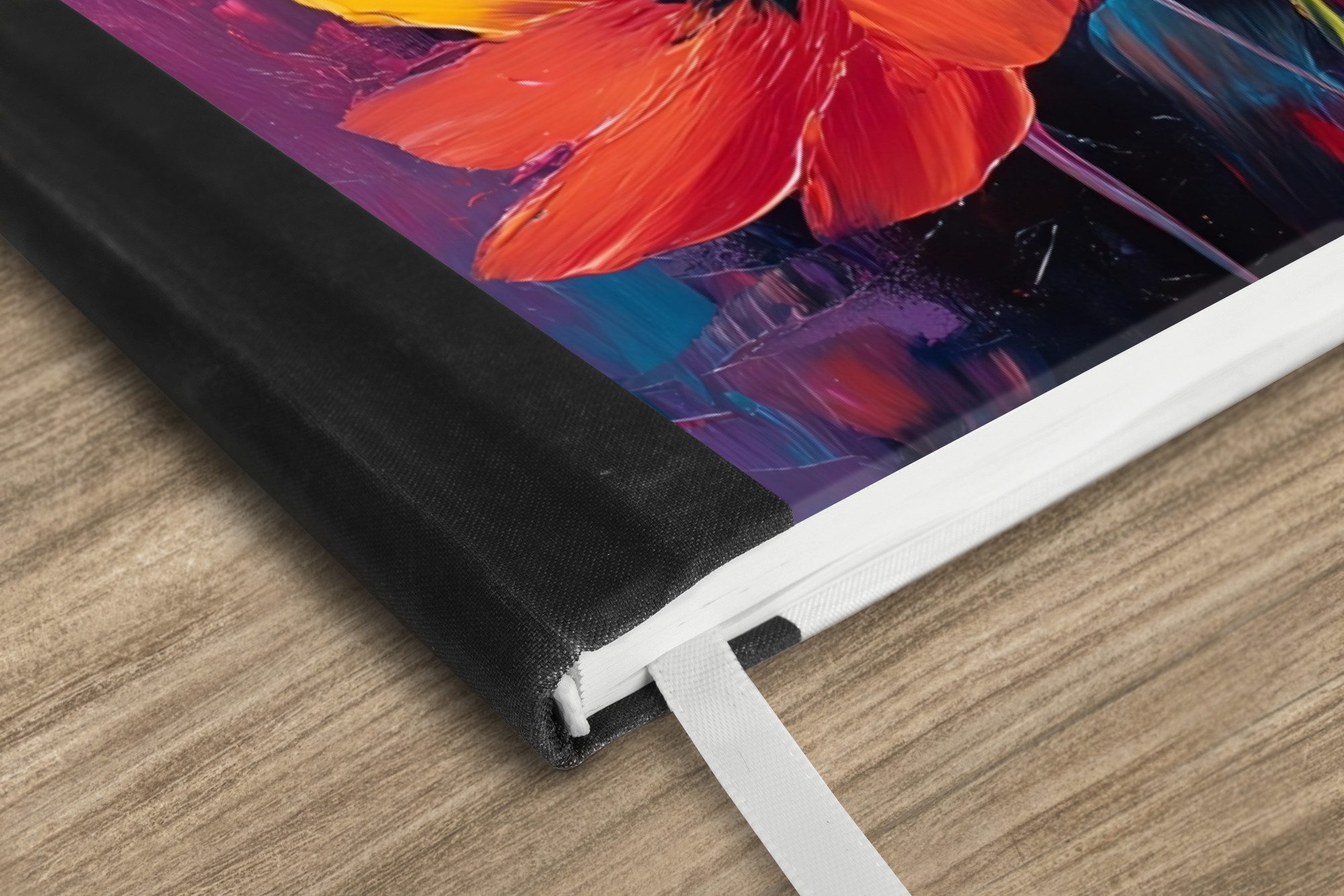 Thumbnail - MuchoWow Notizbuch Helle Blumen - Dynamisch - Lebendig, Notebook, Notizblock a5, Tagebuch, Journal Liniert