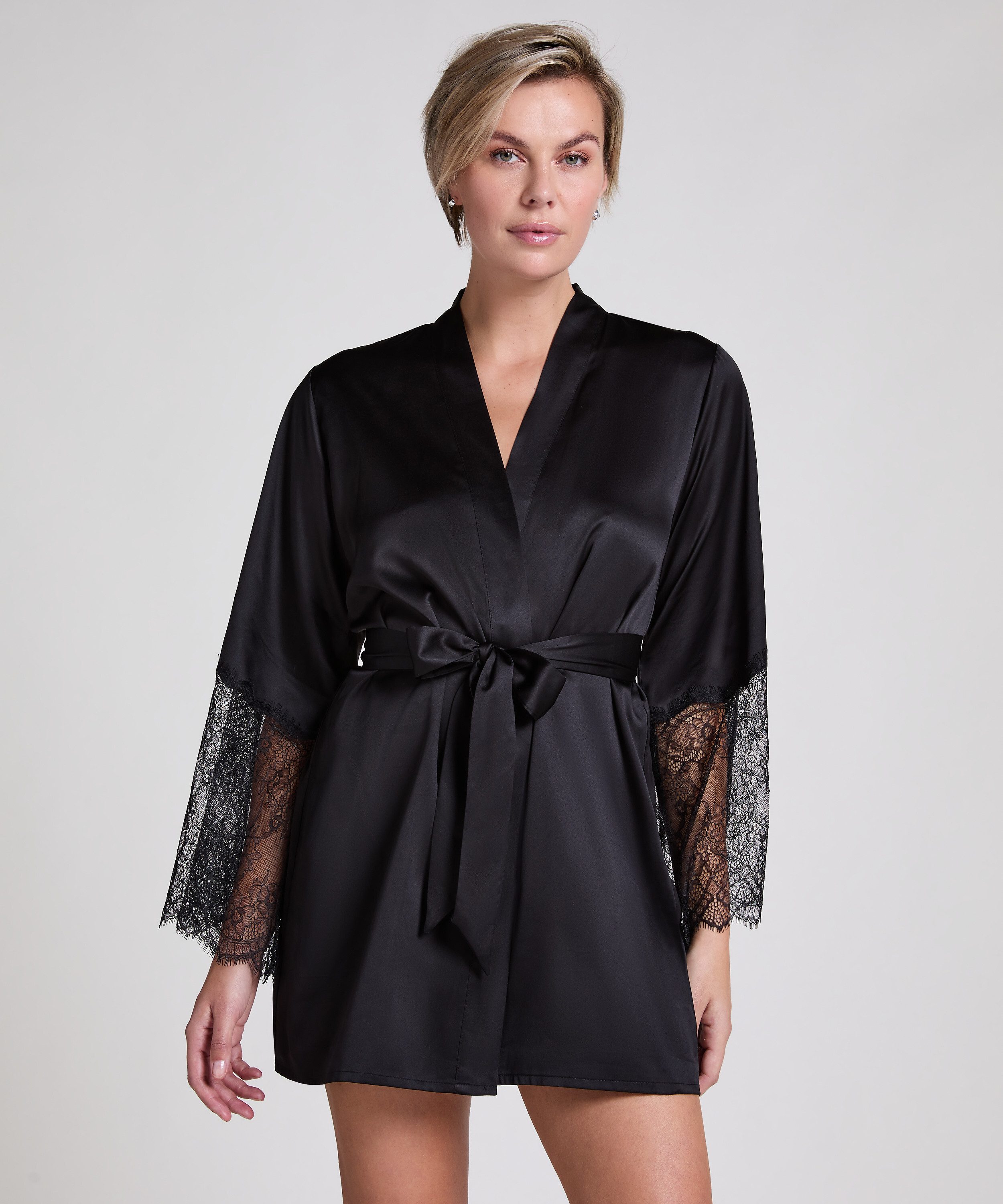 Hunkemöller Bademantel Satin Kimono