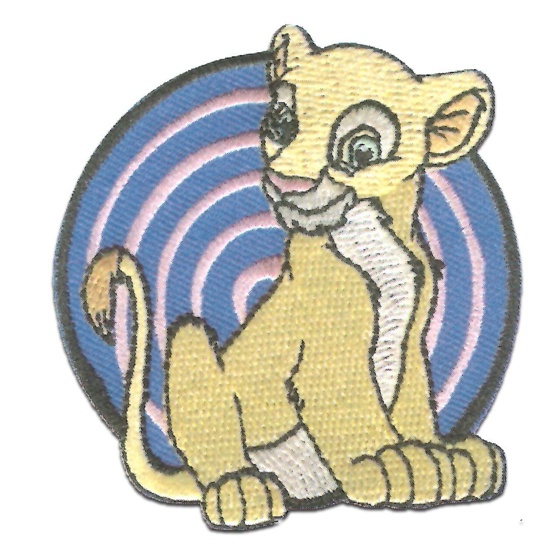 Disney Aufnäher Bügelbild, Aufbügler, Applikationen, Patches, Flicken, zum aufbügeln, Polyester, König der Löwen Nala   - Größe: 6 x 6,5 cm